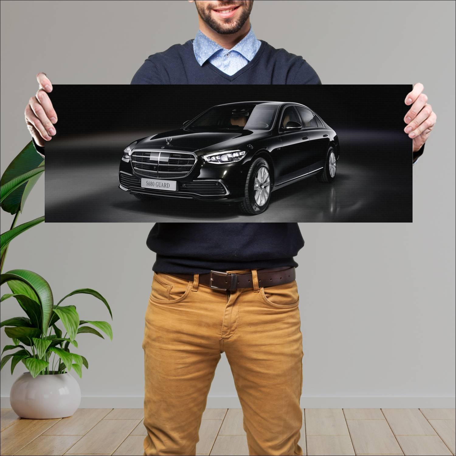 Cuadro grande 30x80cm 2021 mercedes benz s class g 553 Mercedes Benz
