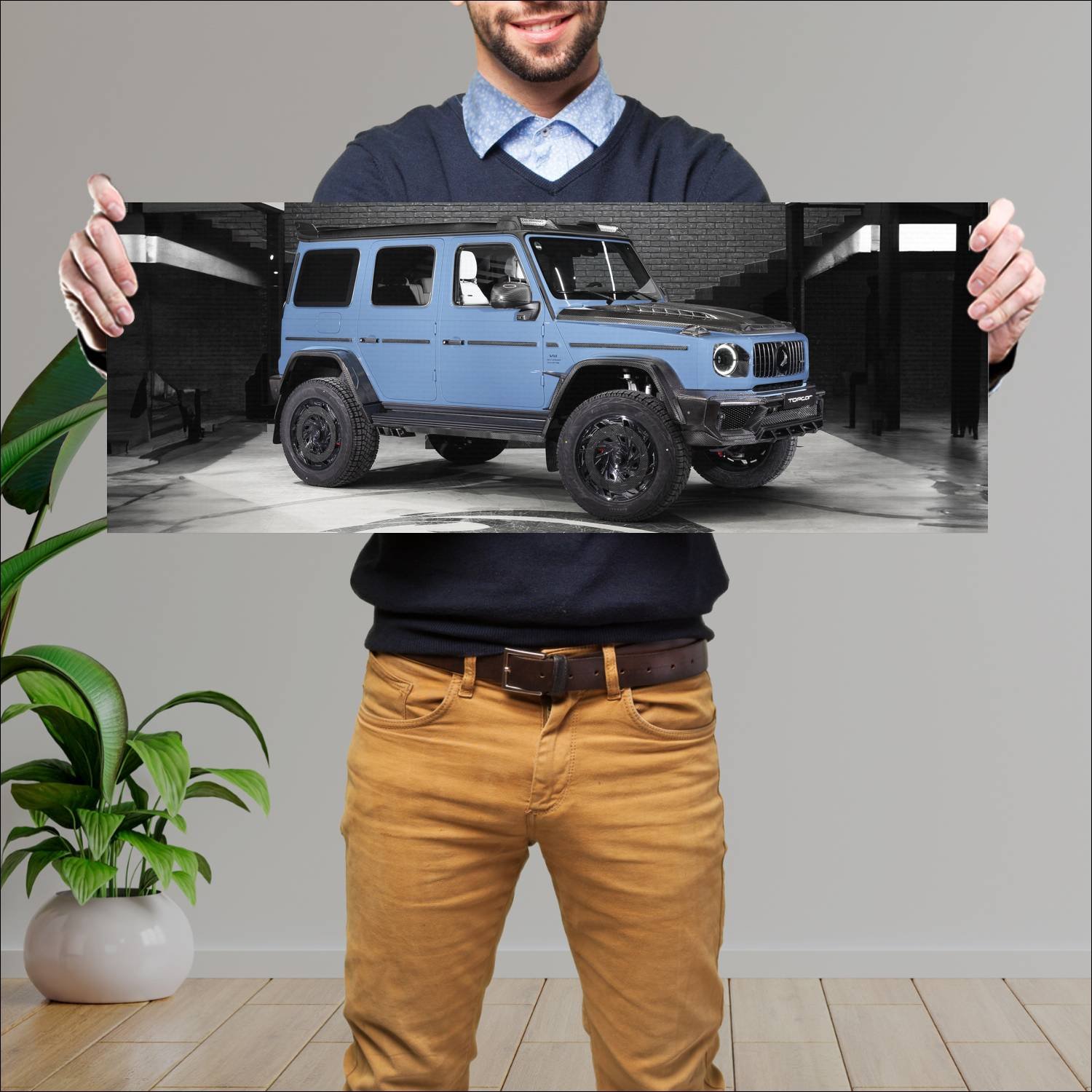 Cuadro grande 30x80cm 2023 mercedes amg g 63 infer 698 Mercedes Benz