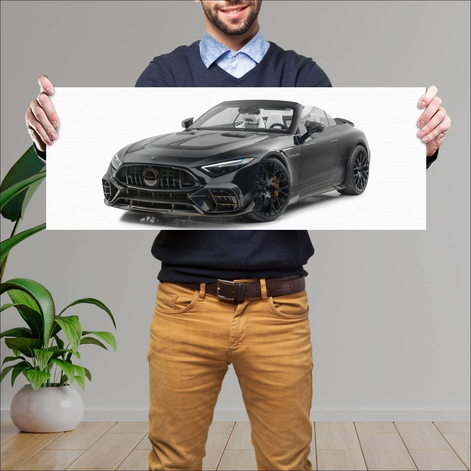 Cuadro grande 30x80cm 2023 mercedes amg sl 63 by m 721 Mercedes Benz