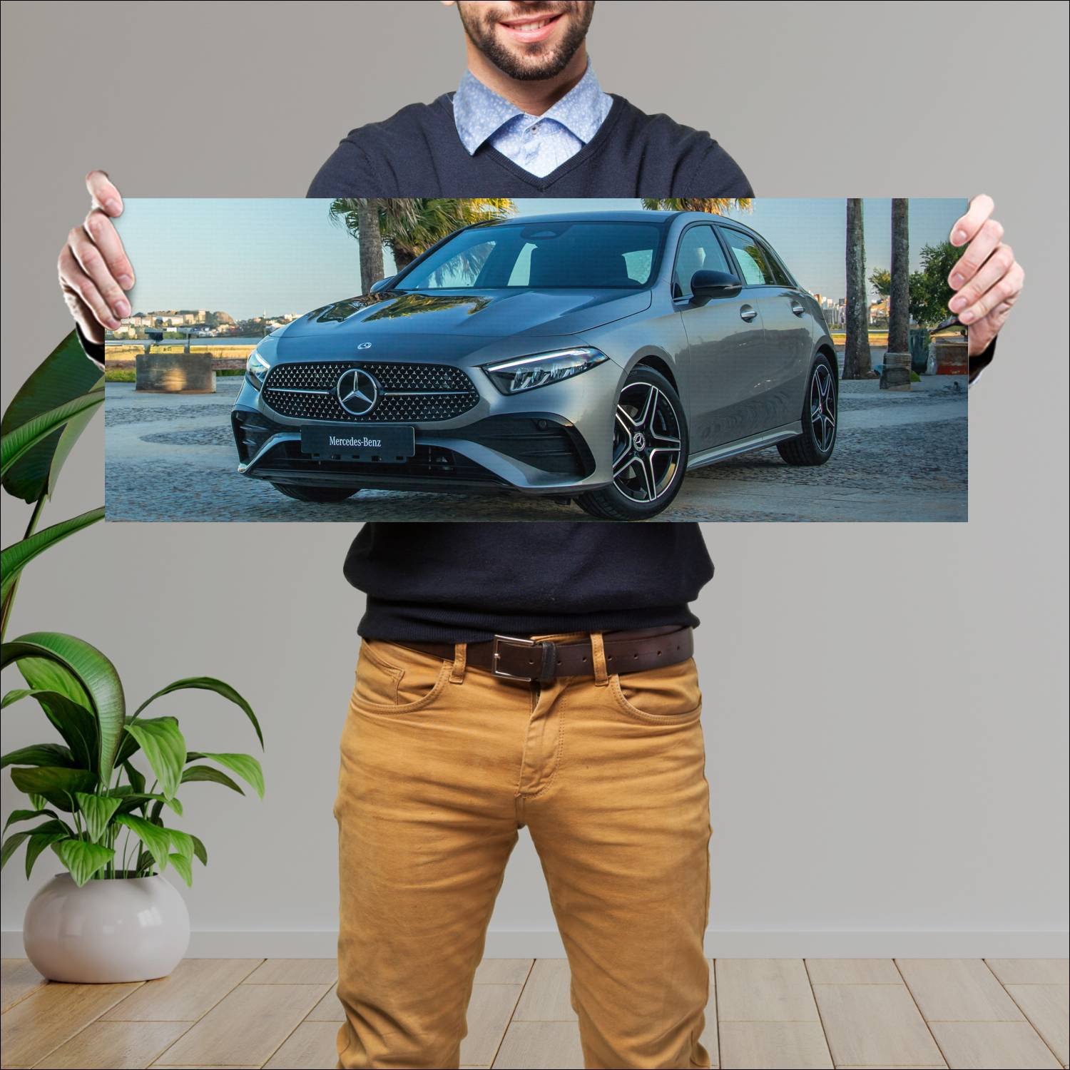 Cuadro grande 30x80cm 2023 mercedes benz a class a 723 Mercedes Benz
