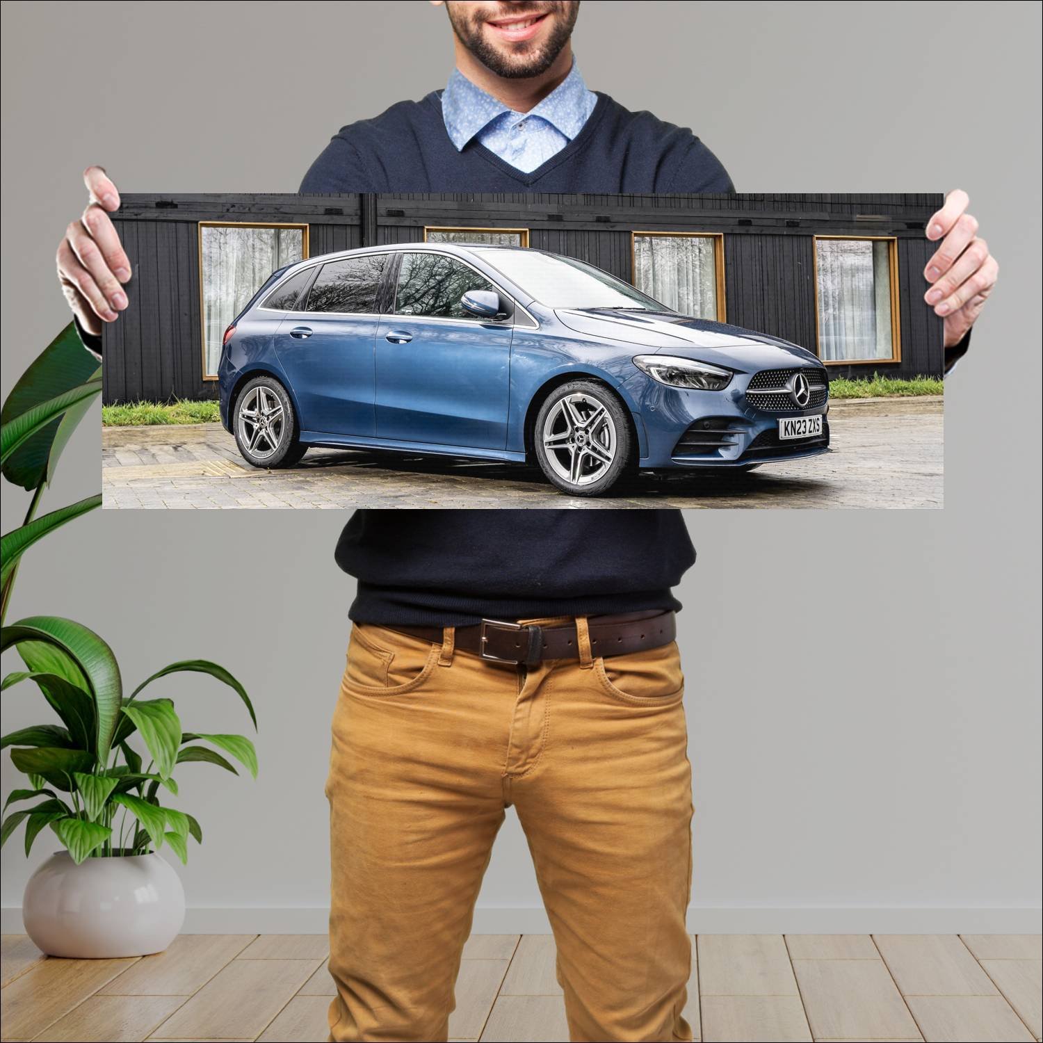 Cuadro grande 30x80cm 2023 mercedes benz b class a 726 Mercedes Benz