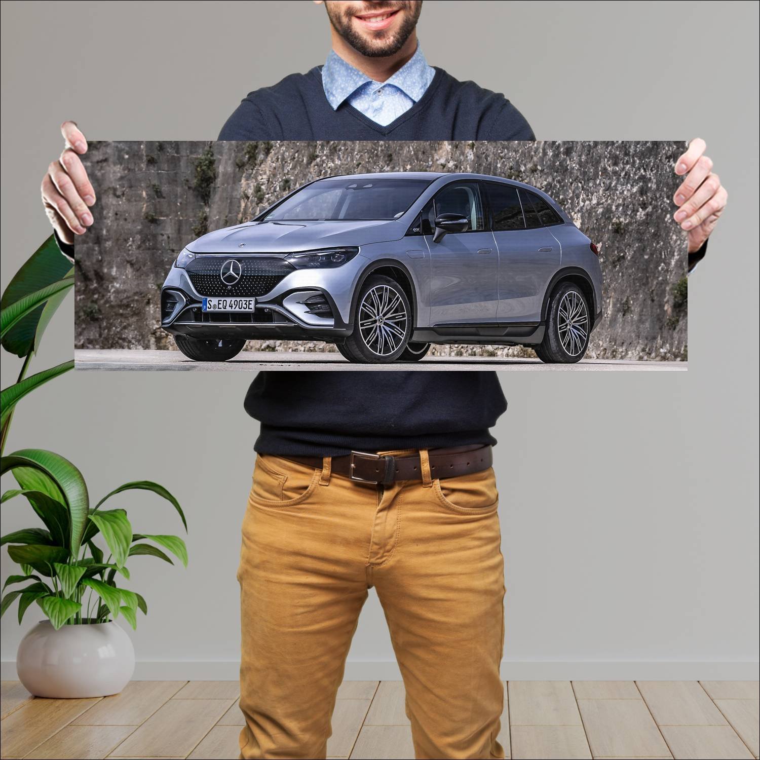 Cuadro grande 30x80cm 2023 mercedes benz eqe suv a 746 Mercedes Benz
