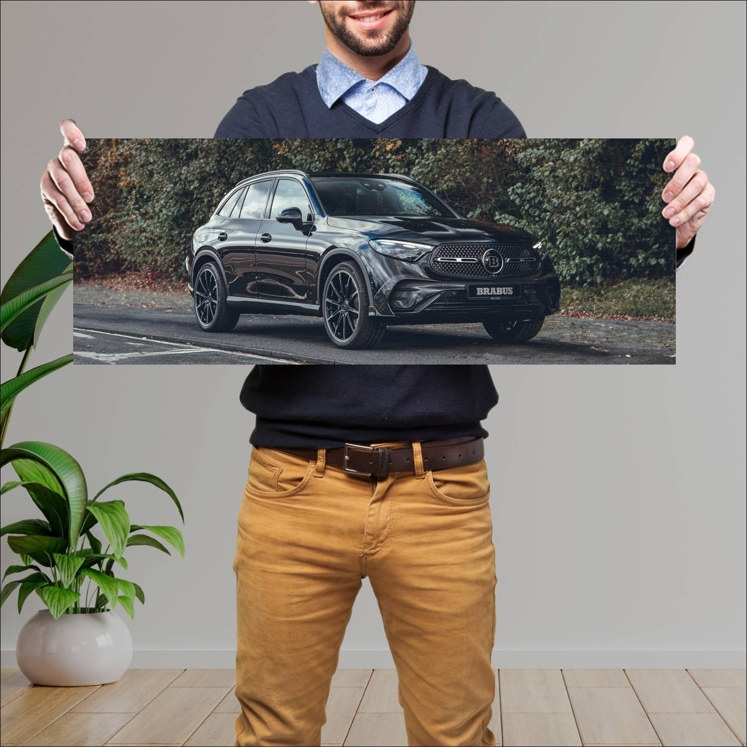Cuadro grande 30x80cm 2023 mercedes benz glc class 768 Mercedes Benz