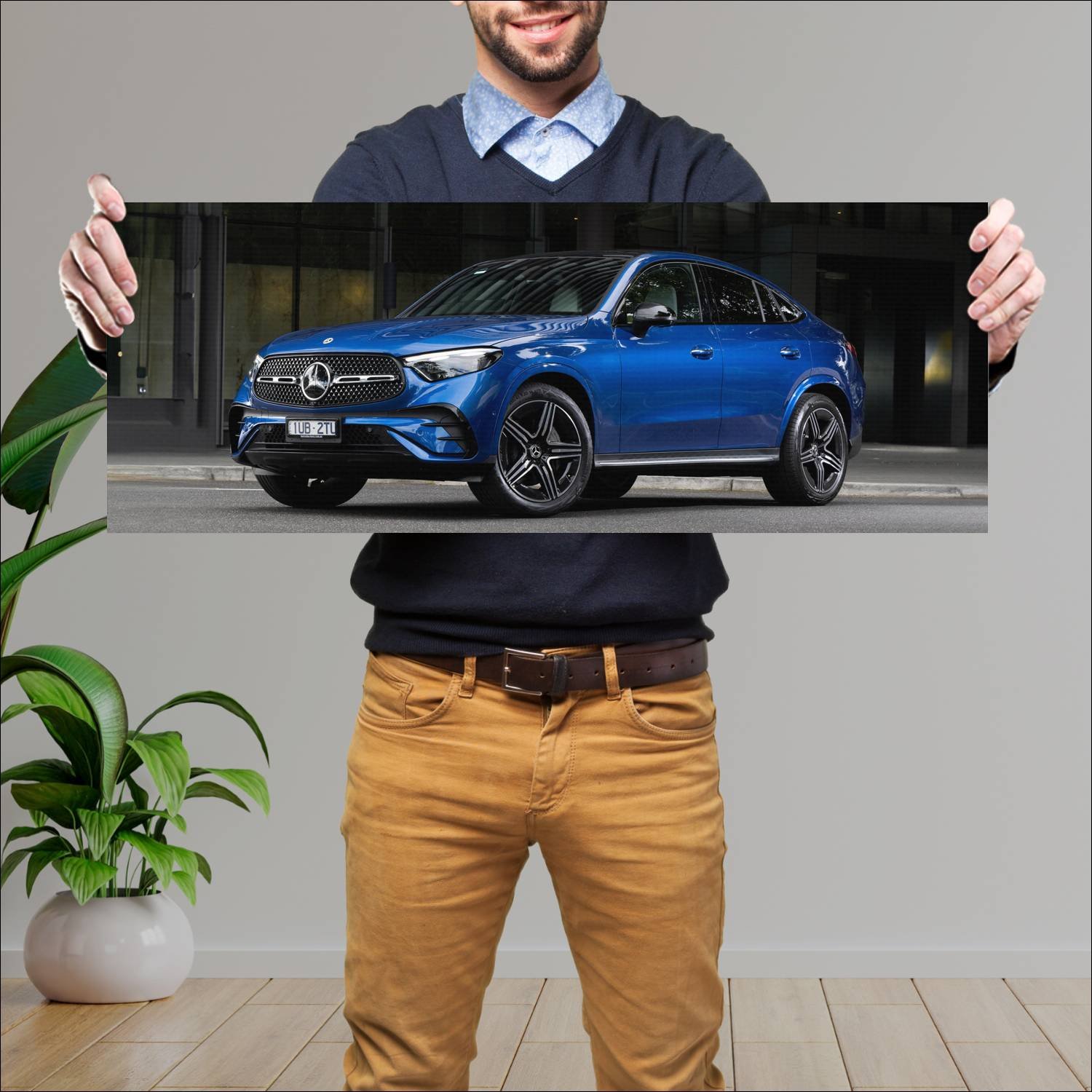 Cuadro grande 30x80cm 2023 mercedes benz glc class 769 Mercedes Benz