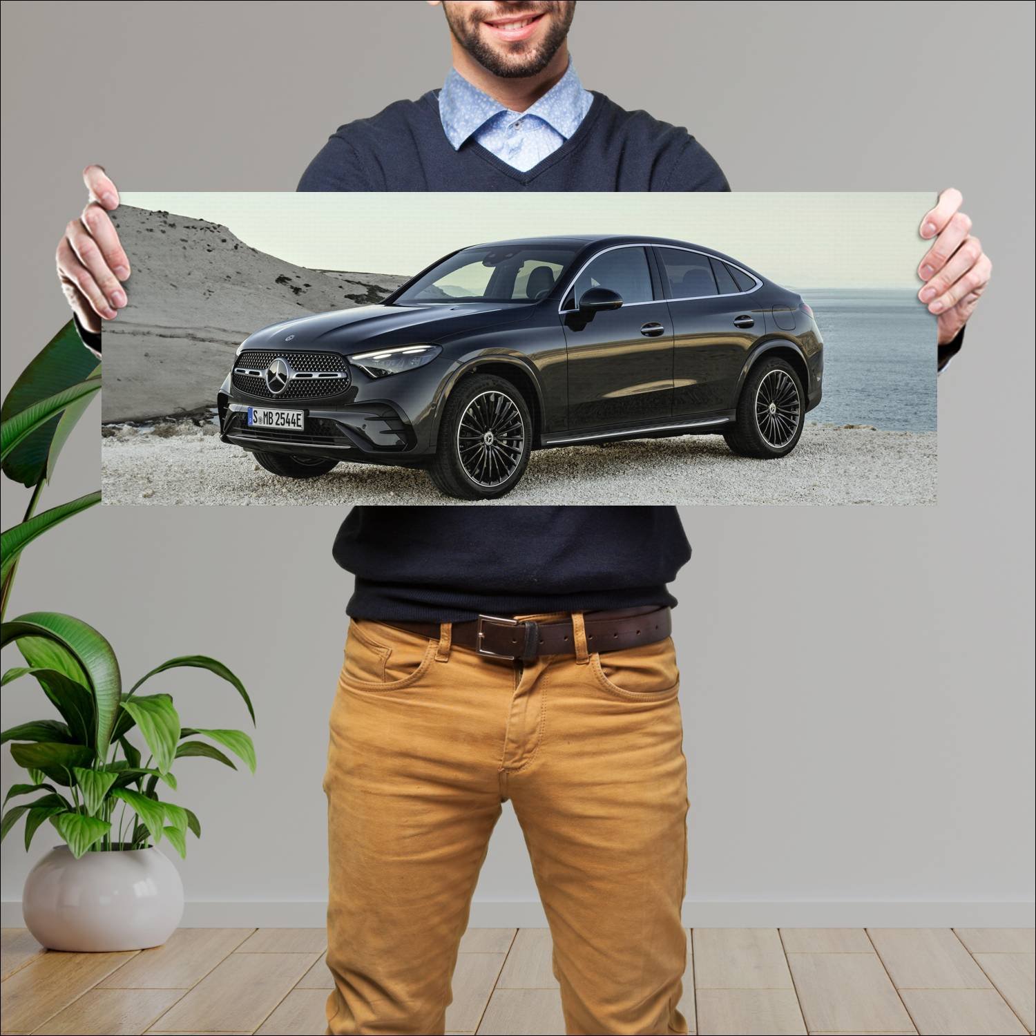 Cuadro grande 30x80cm 2023 mercedes benz glc class 771 Mercedes Benz