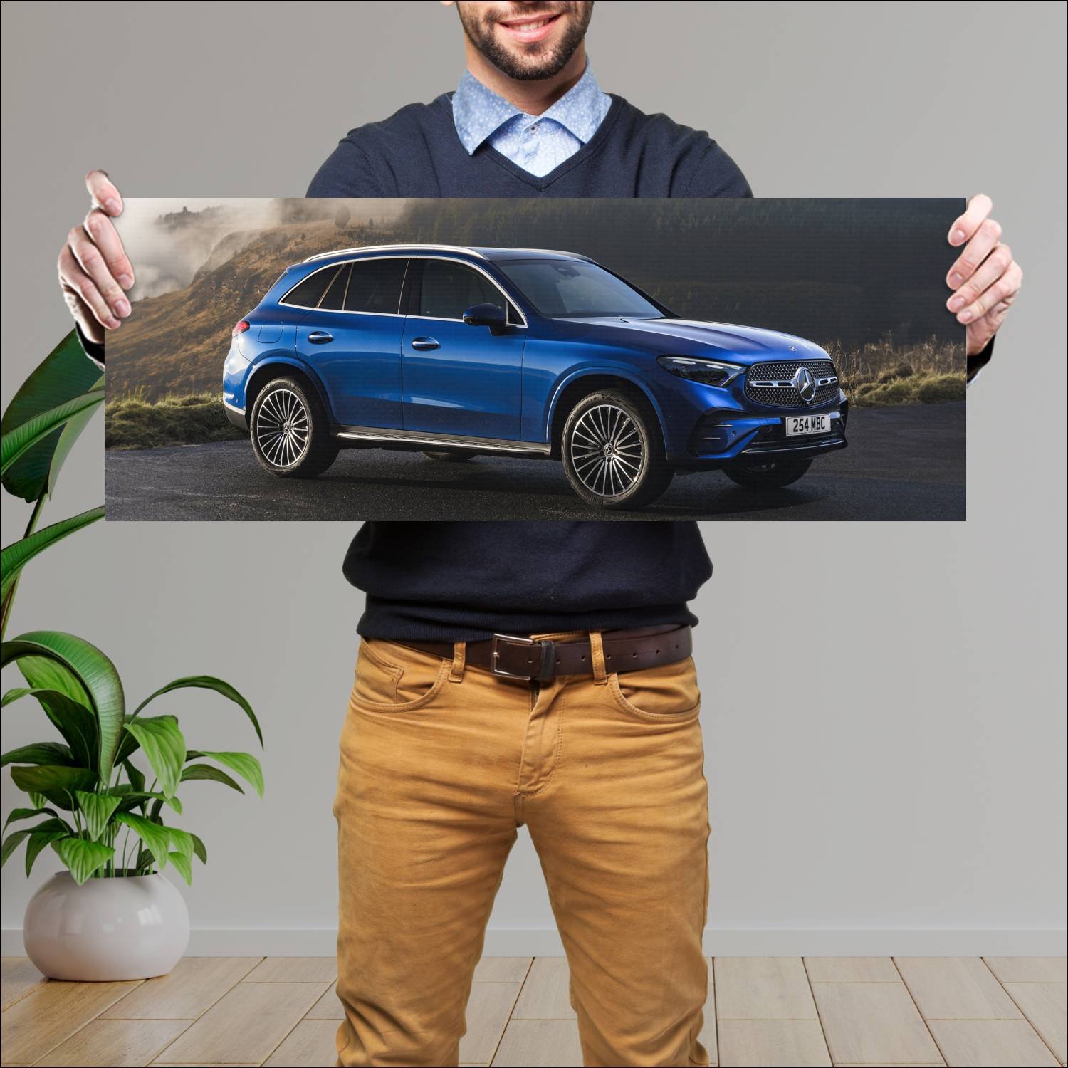 Cuadro grande 30x80cm 2023 mercedes benz glc class 772 Mercedes Benz