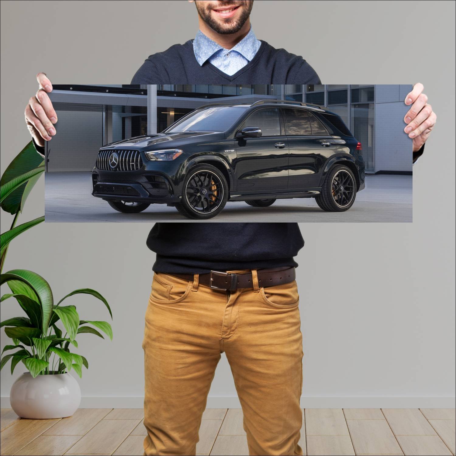 Cuadro grande 30x80cm 2024 mercedes amg gle 63 s u 789 Mercedes Benz
