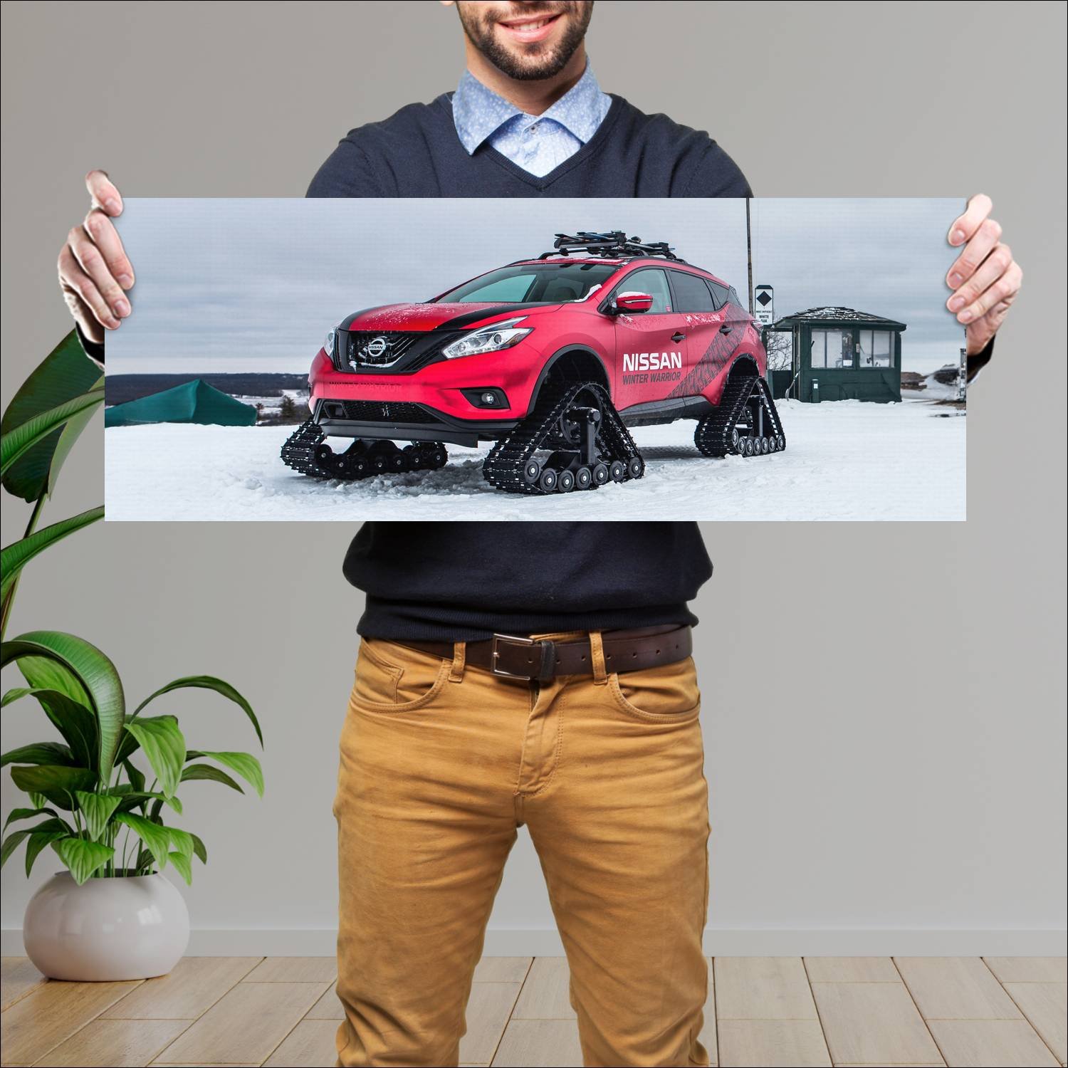 Cuadro grande 30x80cm 2016 nissan murano winter wa 130 Nissan
