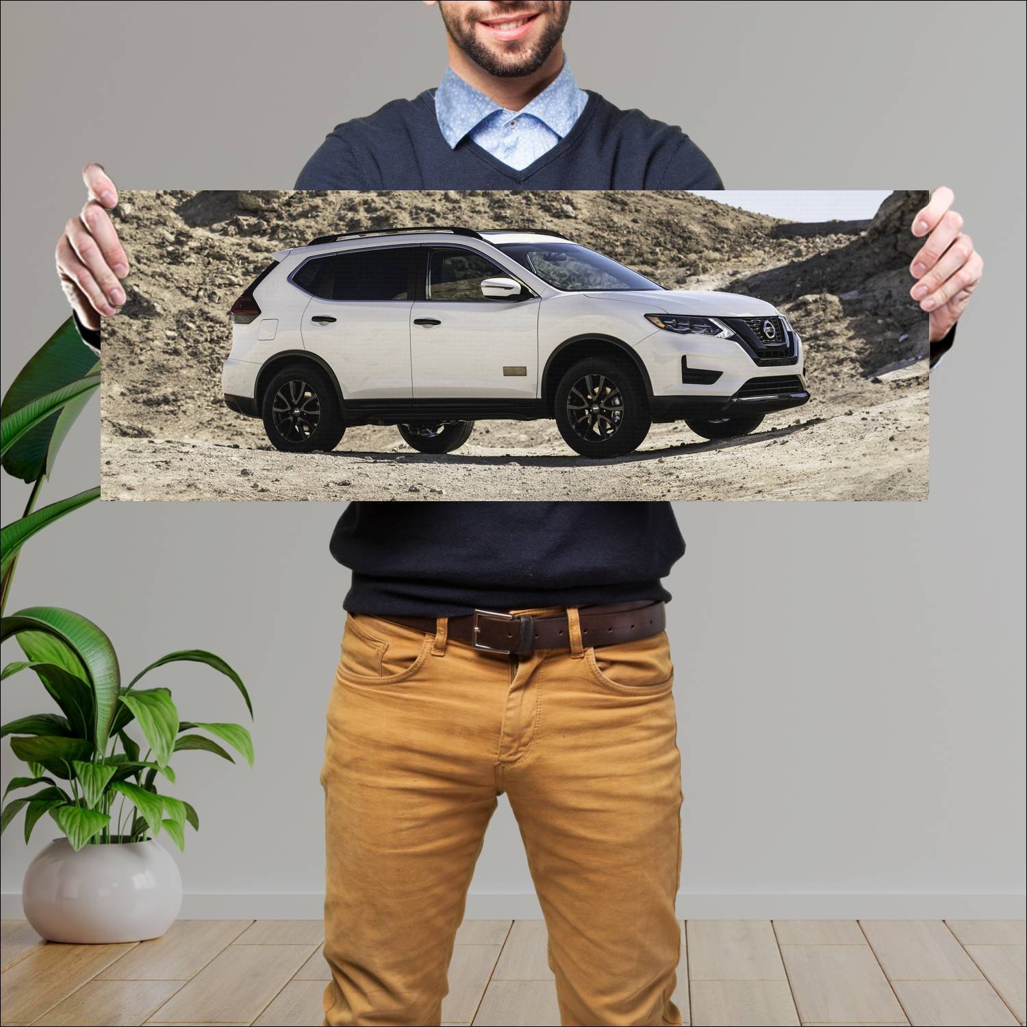 Cuadro grande 30x80cm 2017 nissan rogue one star w 163 Nissan