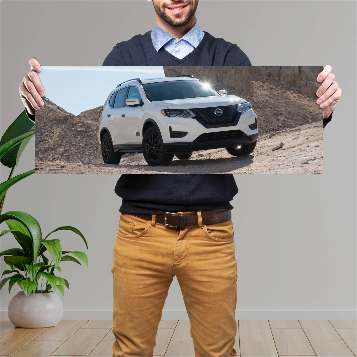 Cuadro grande 30x80cm 2017 nissan rogue one star w 164 Nissan