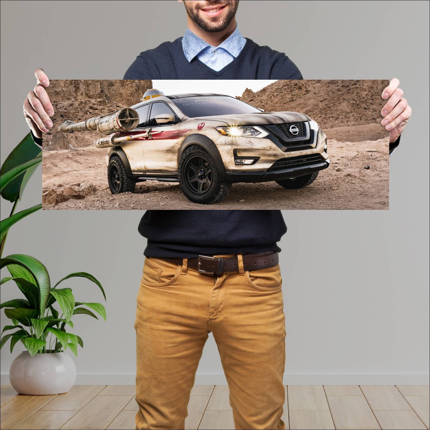 Cuadro grande 30x80cm 2017 nissan rogue x wing 633 168 Nissan