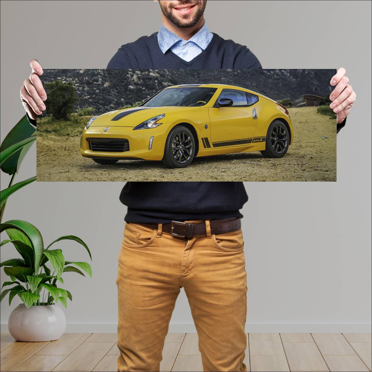 Cuadro grande 30x80cm 2018 nissan 370z heritage ed 181 Nissan