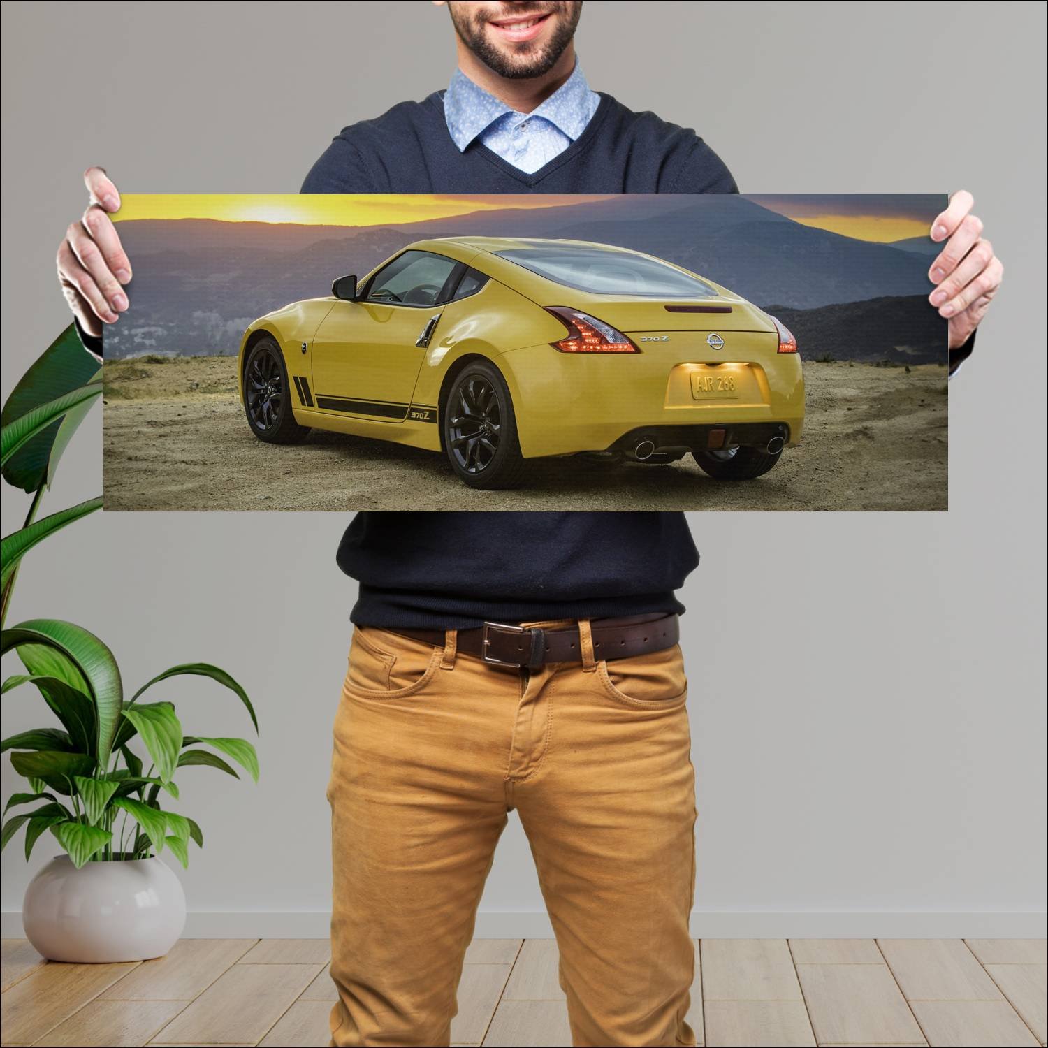 Cuadro grande 30x80cm 2018 nissan 370z heritage ed 182 Nissan