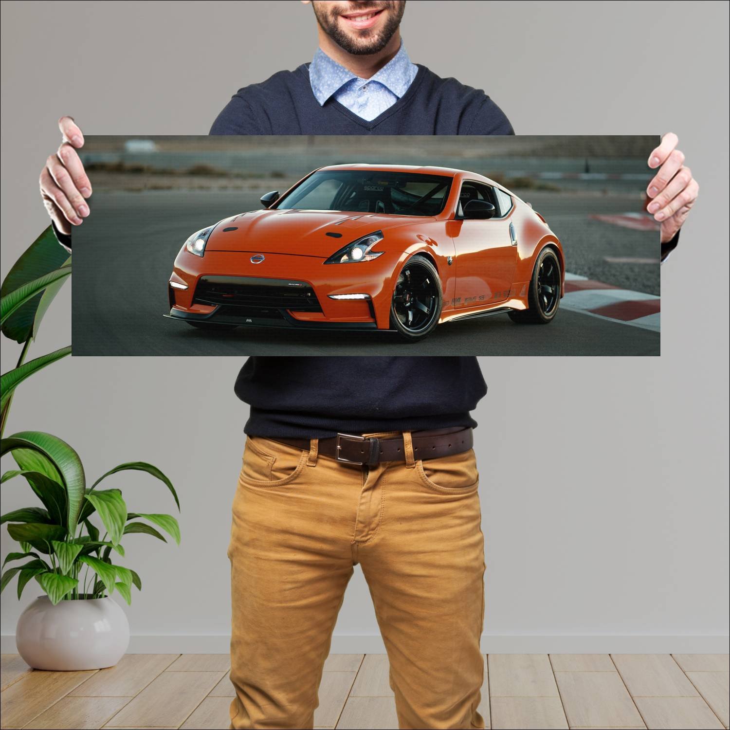 Cuadro grande 30x80cm 2018 nissan 370z project clu 184 Nissan