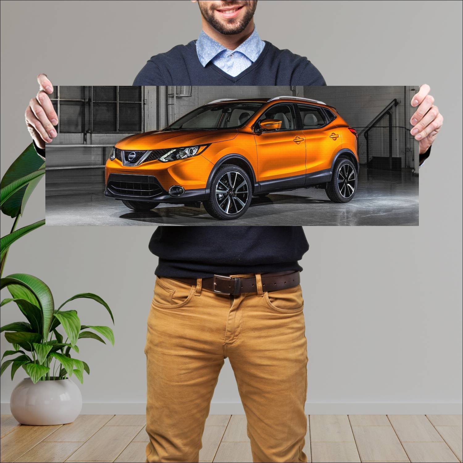 Cuadro grande 30x80cm 2018 nissan rogue sport sl 6 199 Nissan