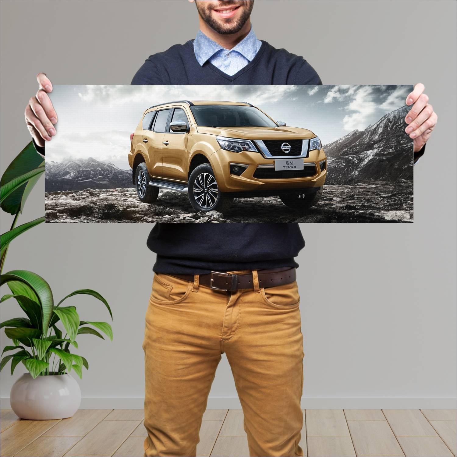 Cuadro grande 30x80cm 2018 nissan terra cn auto 200 Nissan