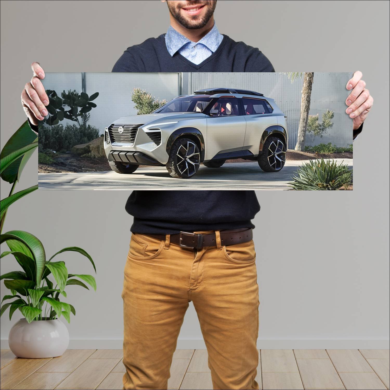 Cuadro grande 30x80cm 2018 nissan xmotion concept 201 Nissan