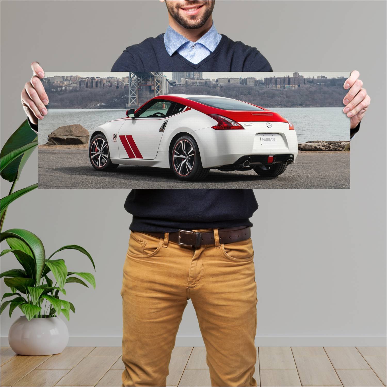 Cuadro grande 30x80cm 2020 nissan 370z 50th annive 227 Nissan