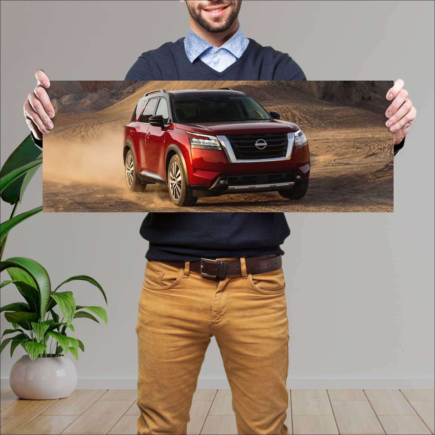 Cuadro grande 30x80cm 2021 nissan pathfinder us 10 251 Nissan