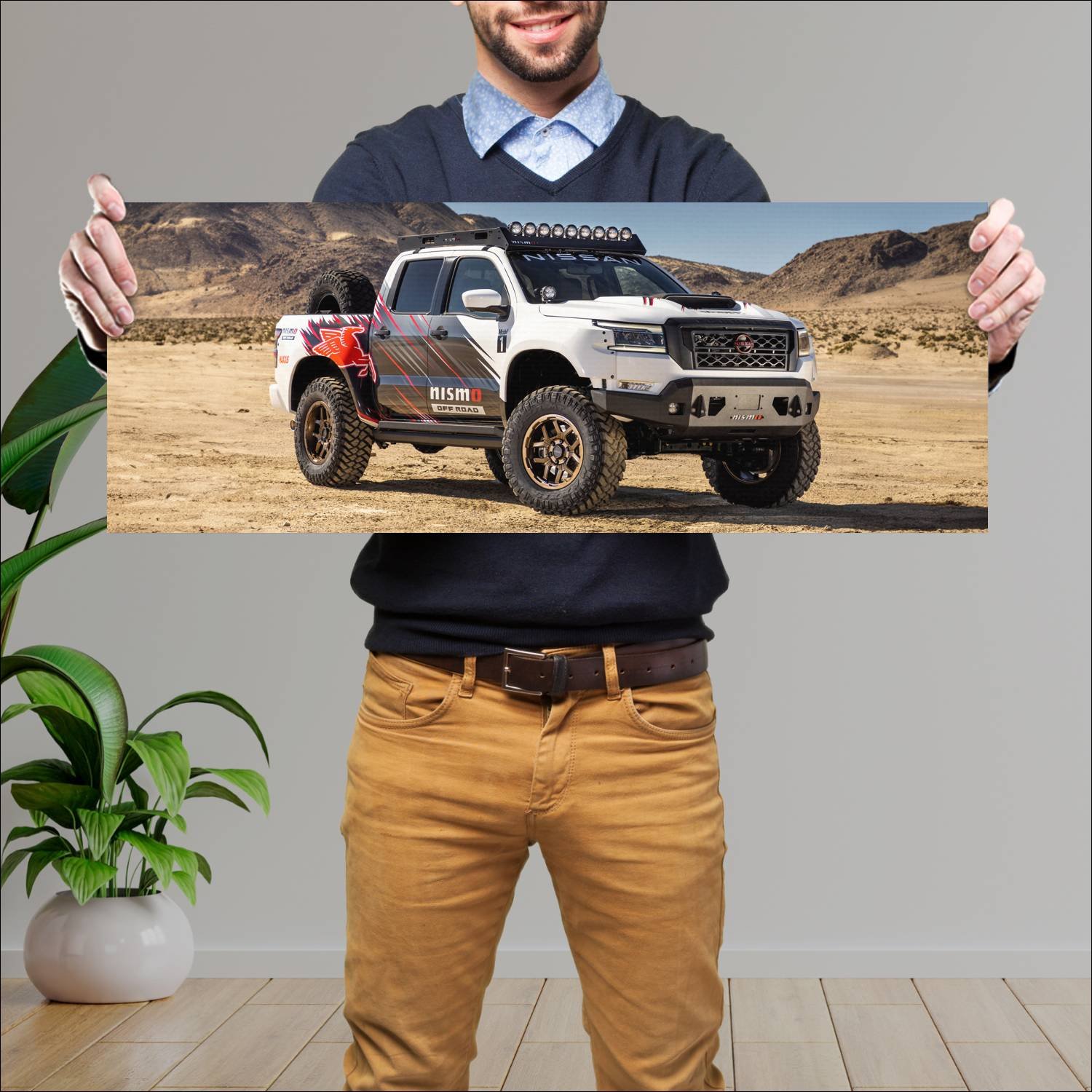 Cuadro grande 30x80cm 2022 nismo off road frontier 257 Nissan