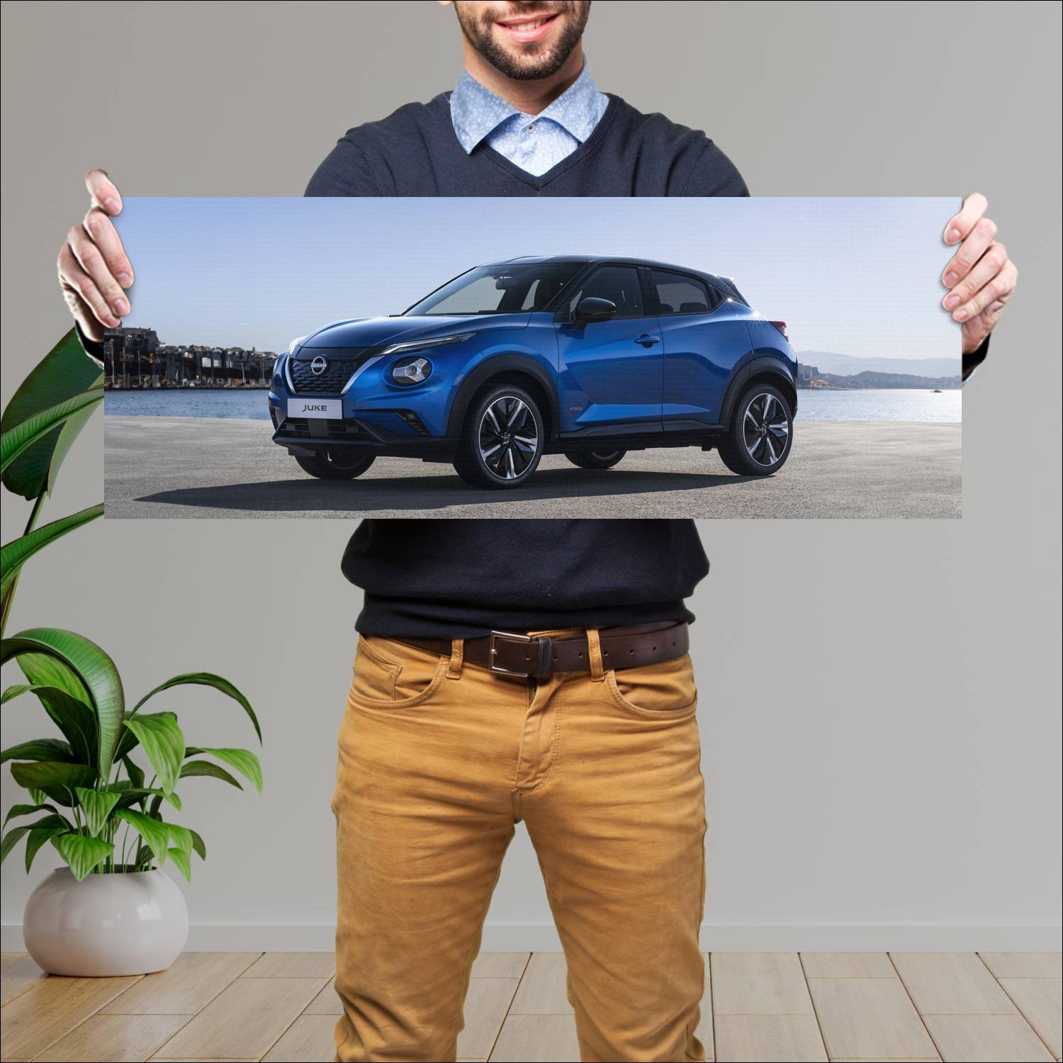 Cuadro grande 30x80cm 2022 nissan juke hybrid Nissan