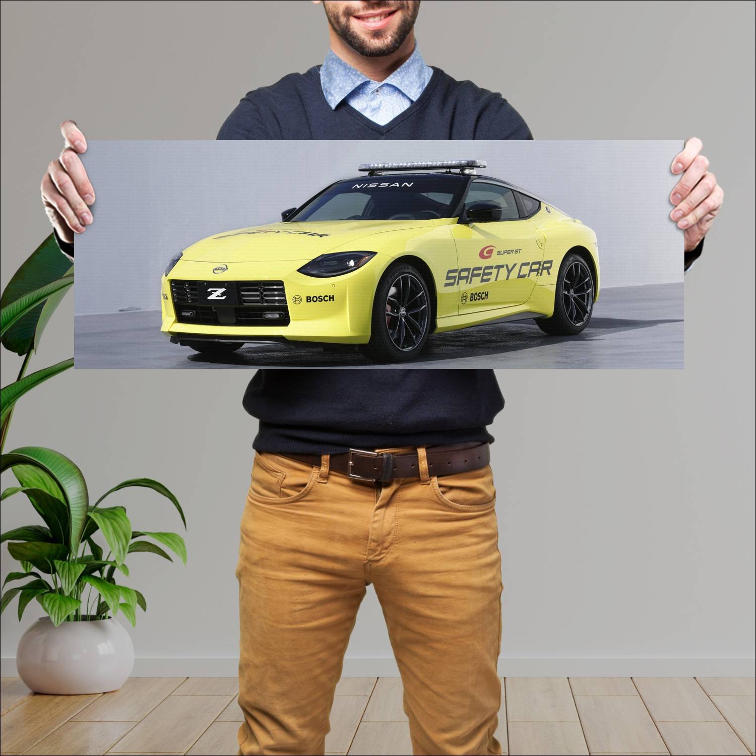 Cuadro grande 30x80cm 2022 nissan z super gt safet 274 Nissan