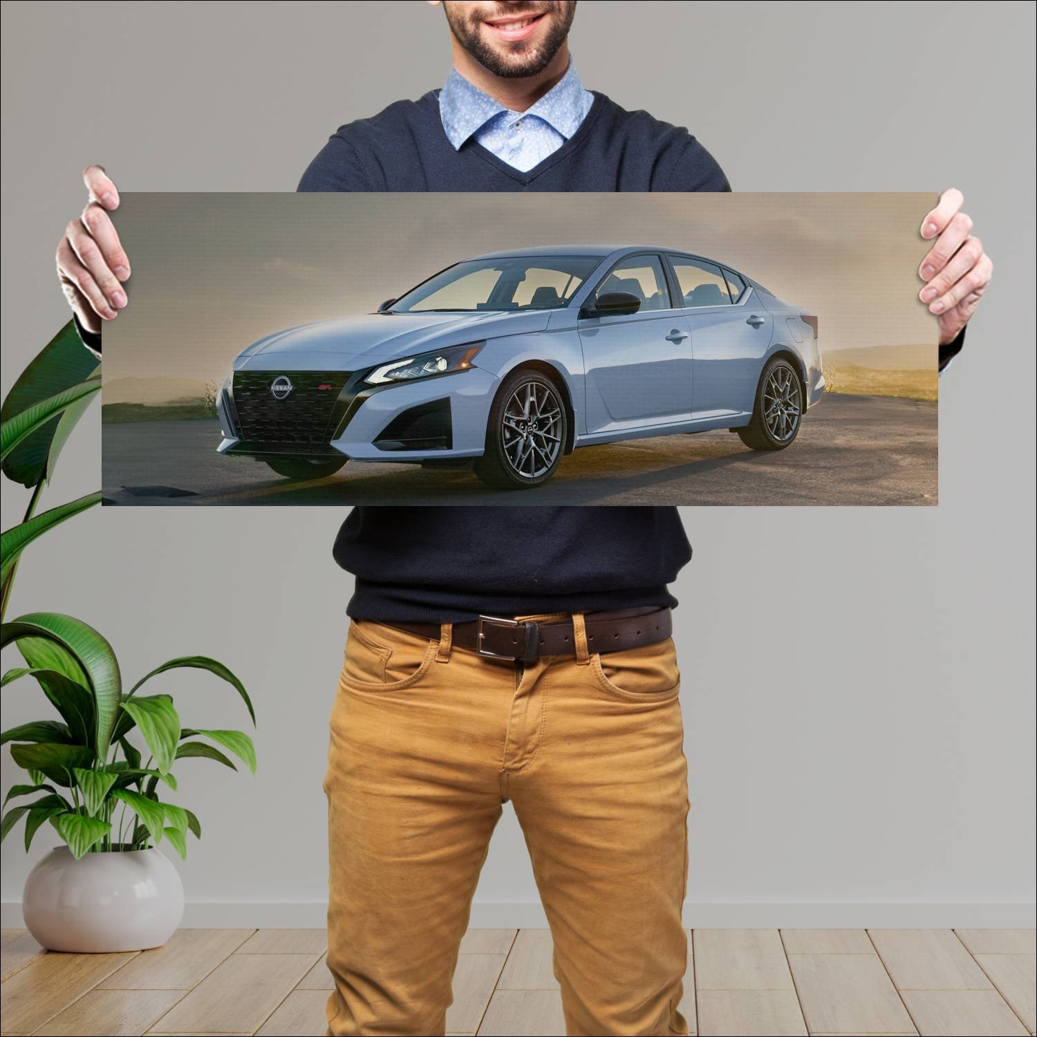 Cuadro grande 30x80cm 2023 nissan altima sr auto 275 Nissan