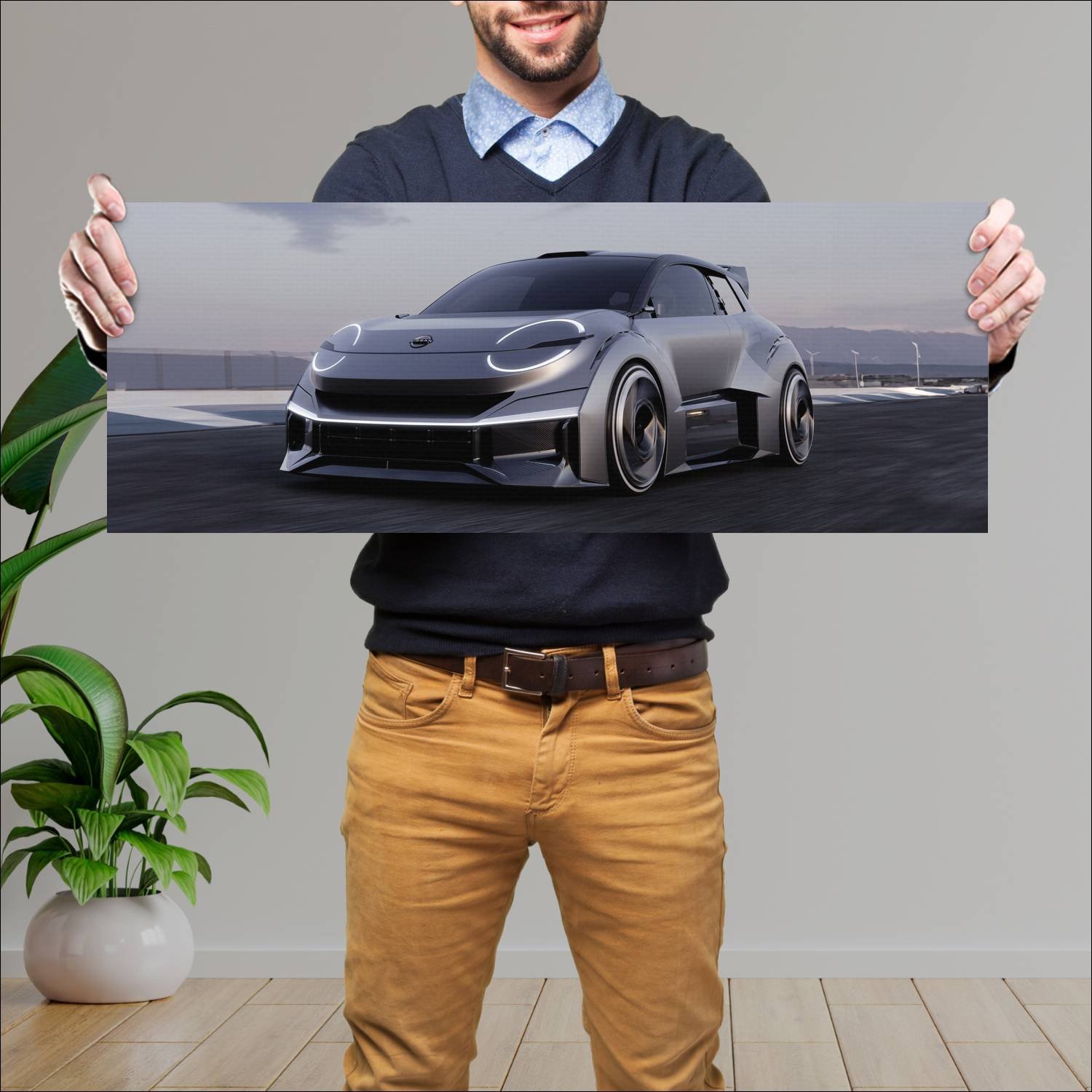 Cuadro grande 30x80cm 2023 nissan concept 20 23 12 278 Nissan