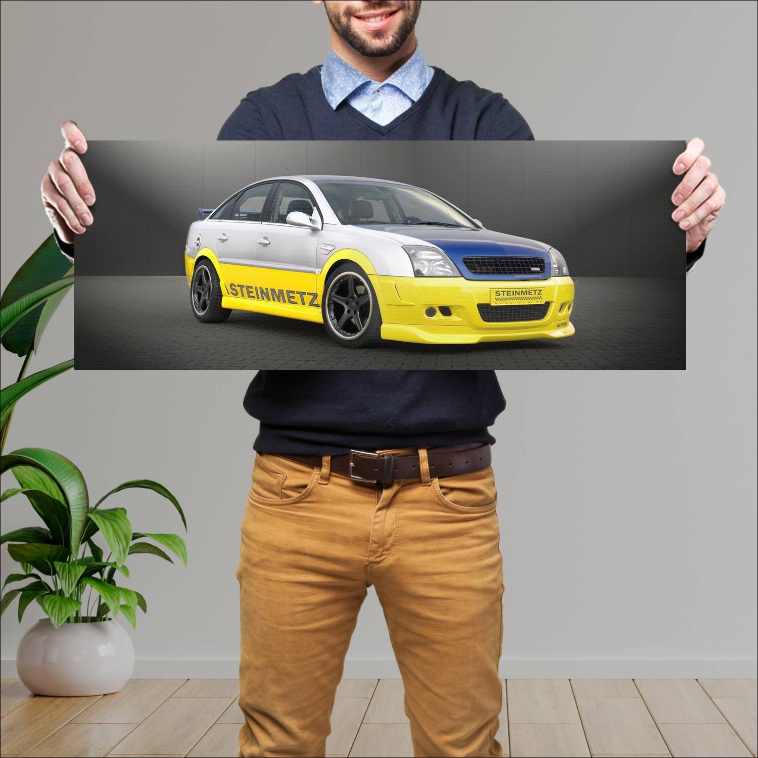 Cuadro grande 30x80cm 2002 opel vectra gts concept 367 Opel