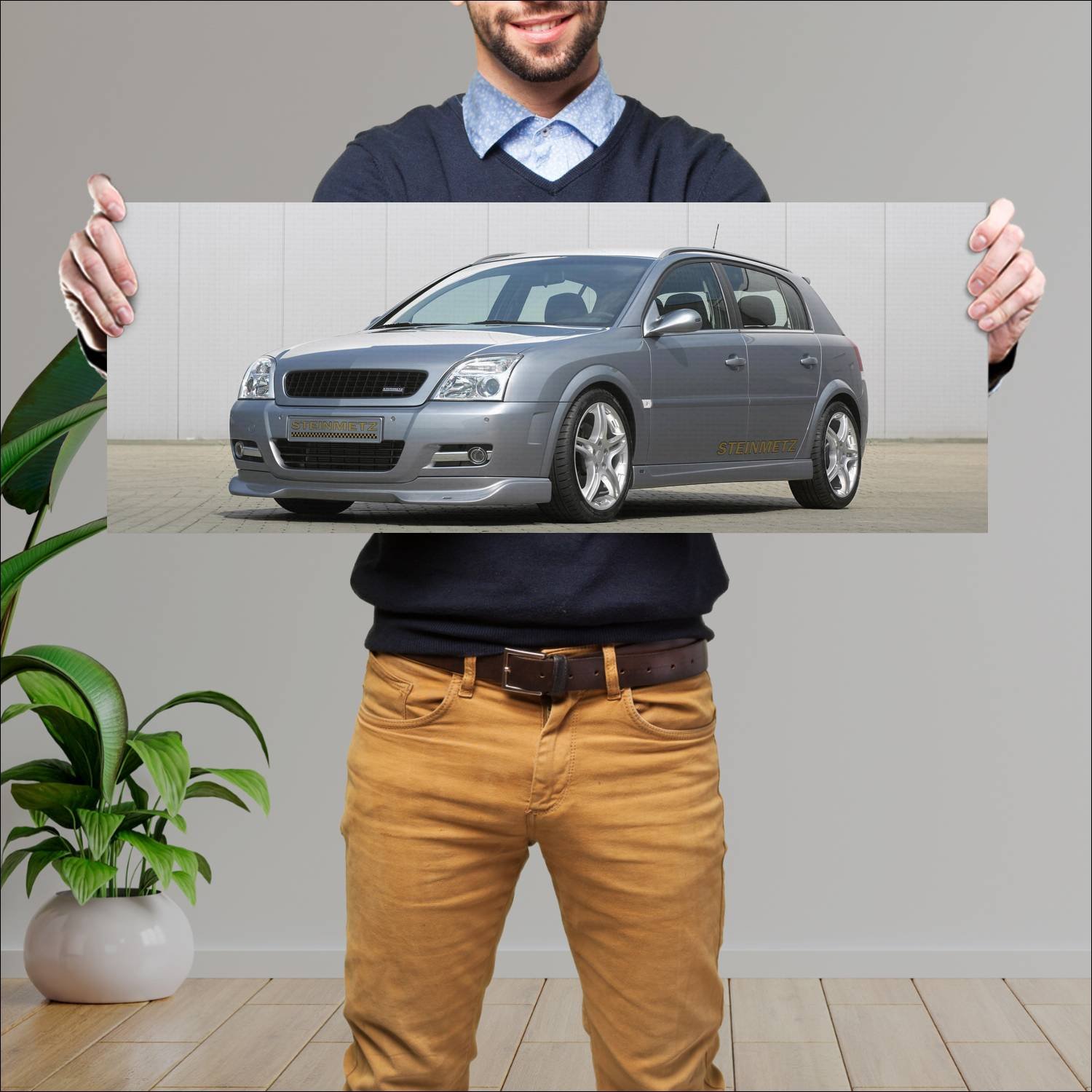 Cuadro grande 30x80cm 2004 opel signum by steinmet 402 Opel
