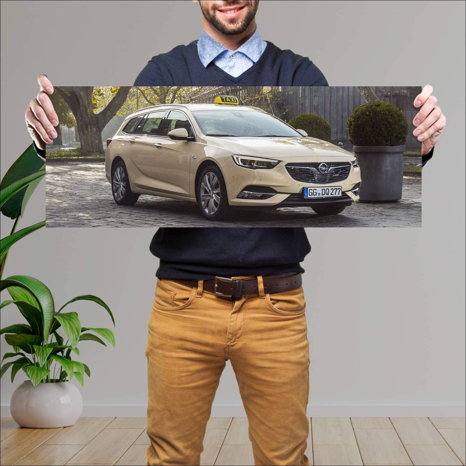 Cuadro grande 30x80cm 2017 opel insignia sports to 691 Opel