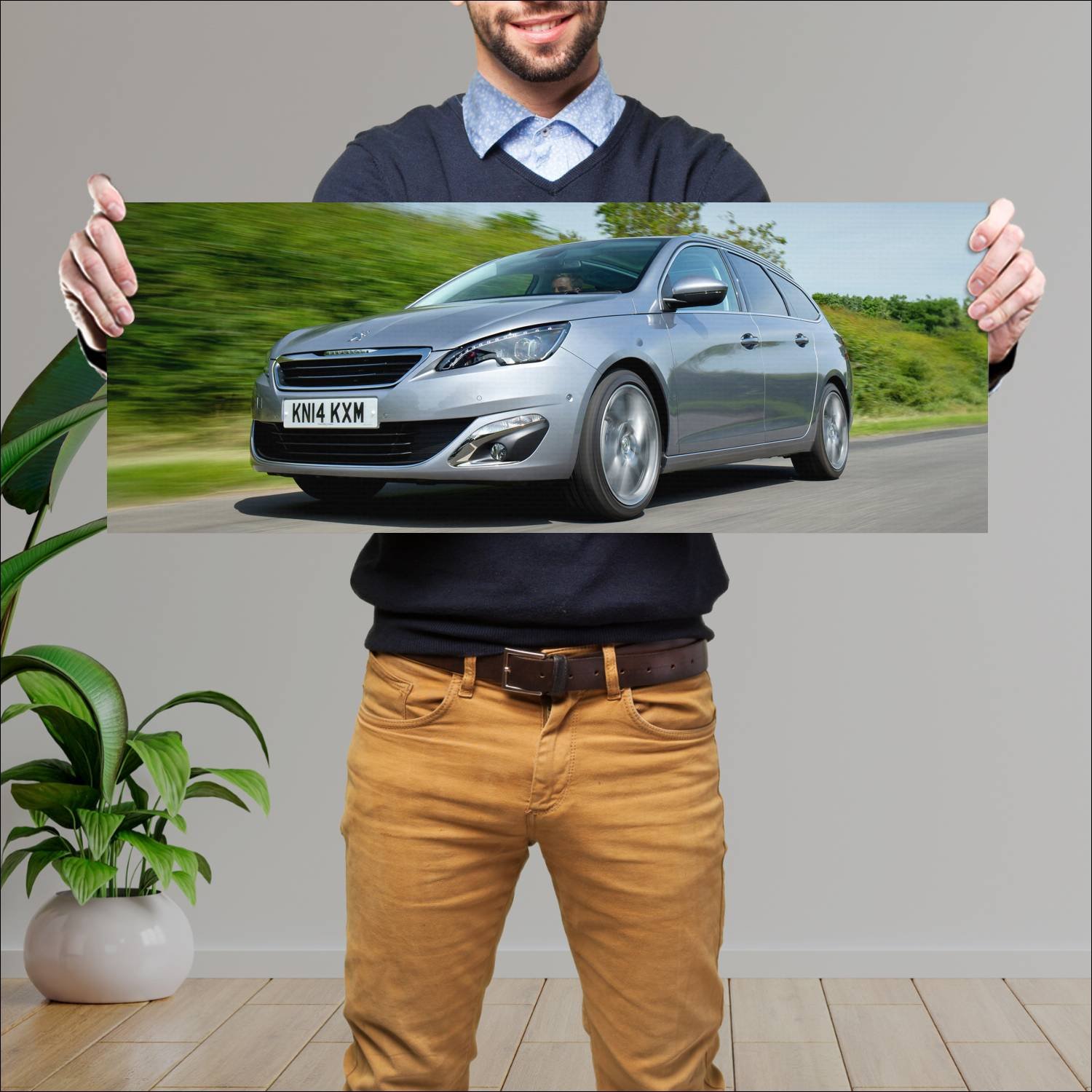 Cuadro grande 30x80cm 2014 peugeot 308 sw uk auto 61 Peugeot