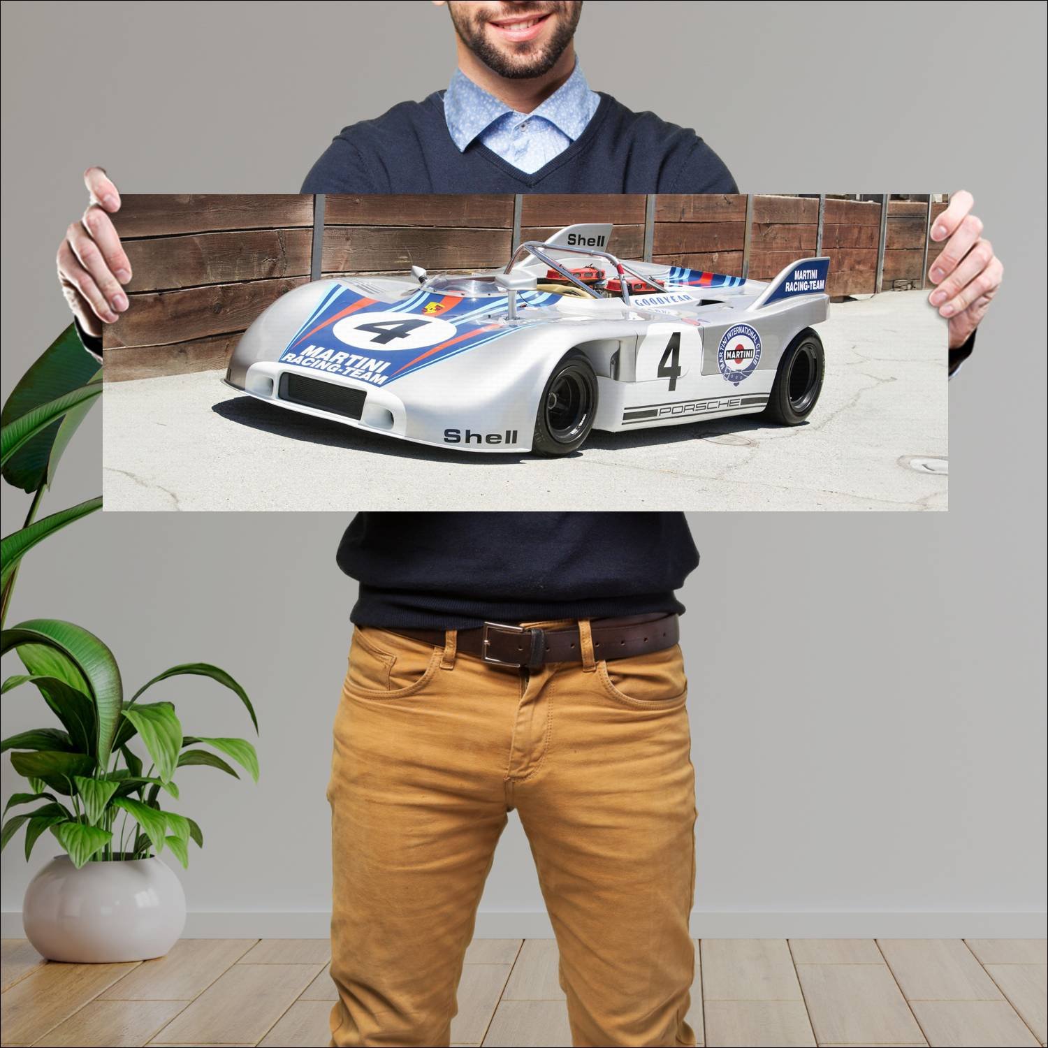 Cuadro grande 30x80cm 1971 porsche 908 03 spyder 0 62 Porsche