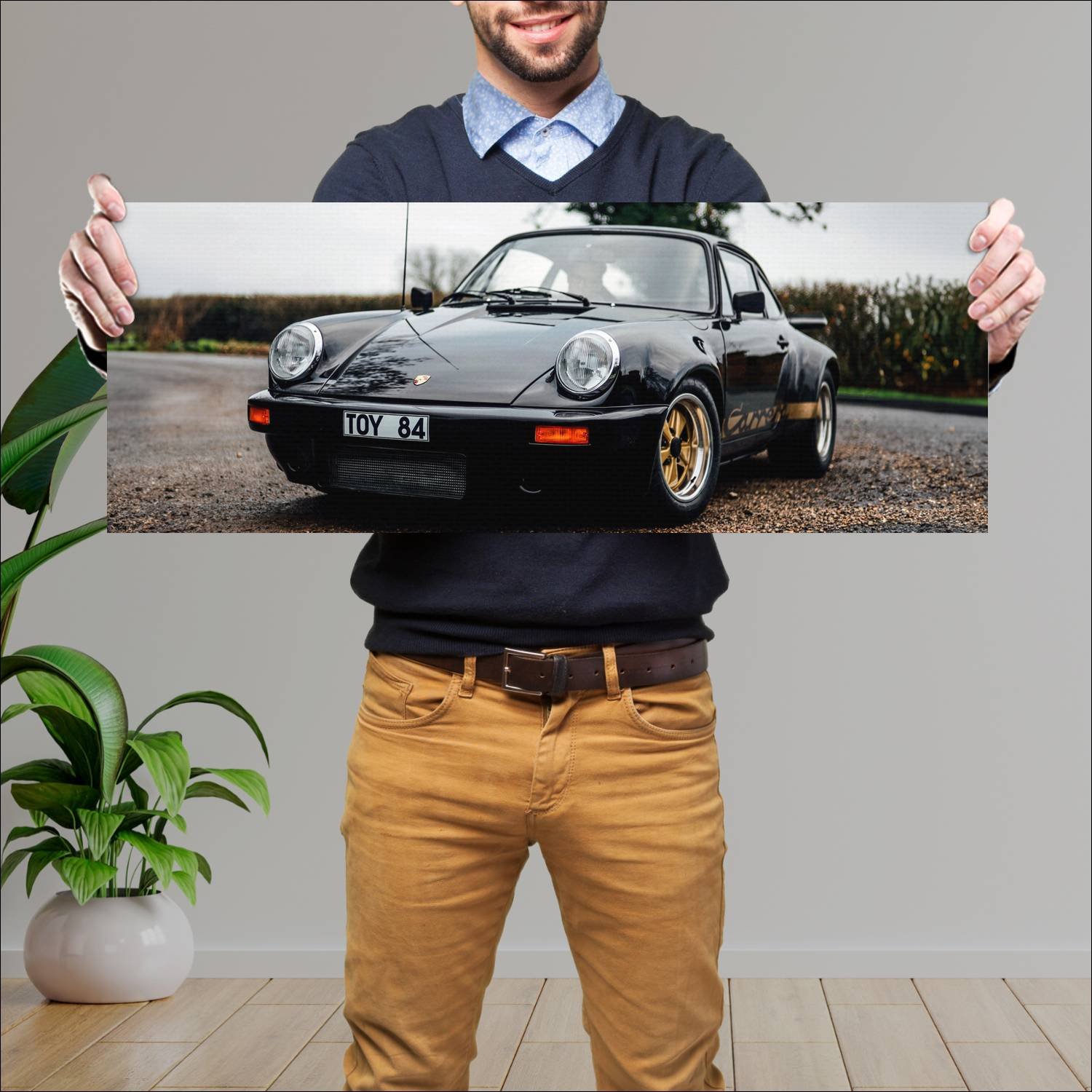 Cuadro grande 30x80cm 1974 porsche 911 carrera rs 99 Porsche