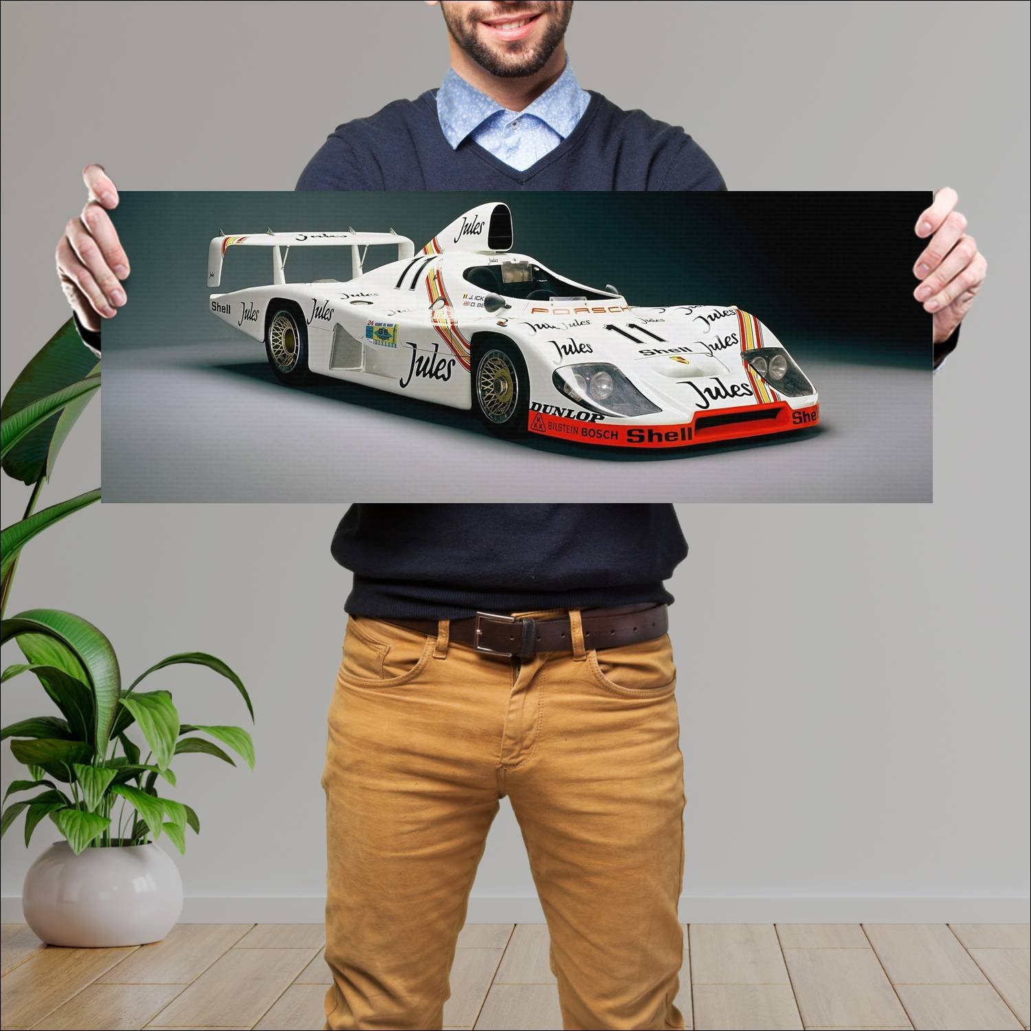 Cuadro grande 30x80cm 1981 porsche 936 81 spyder 5 151 Porsche