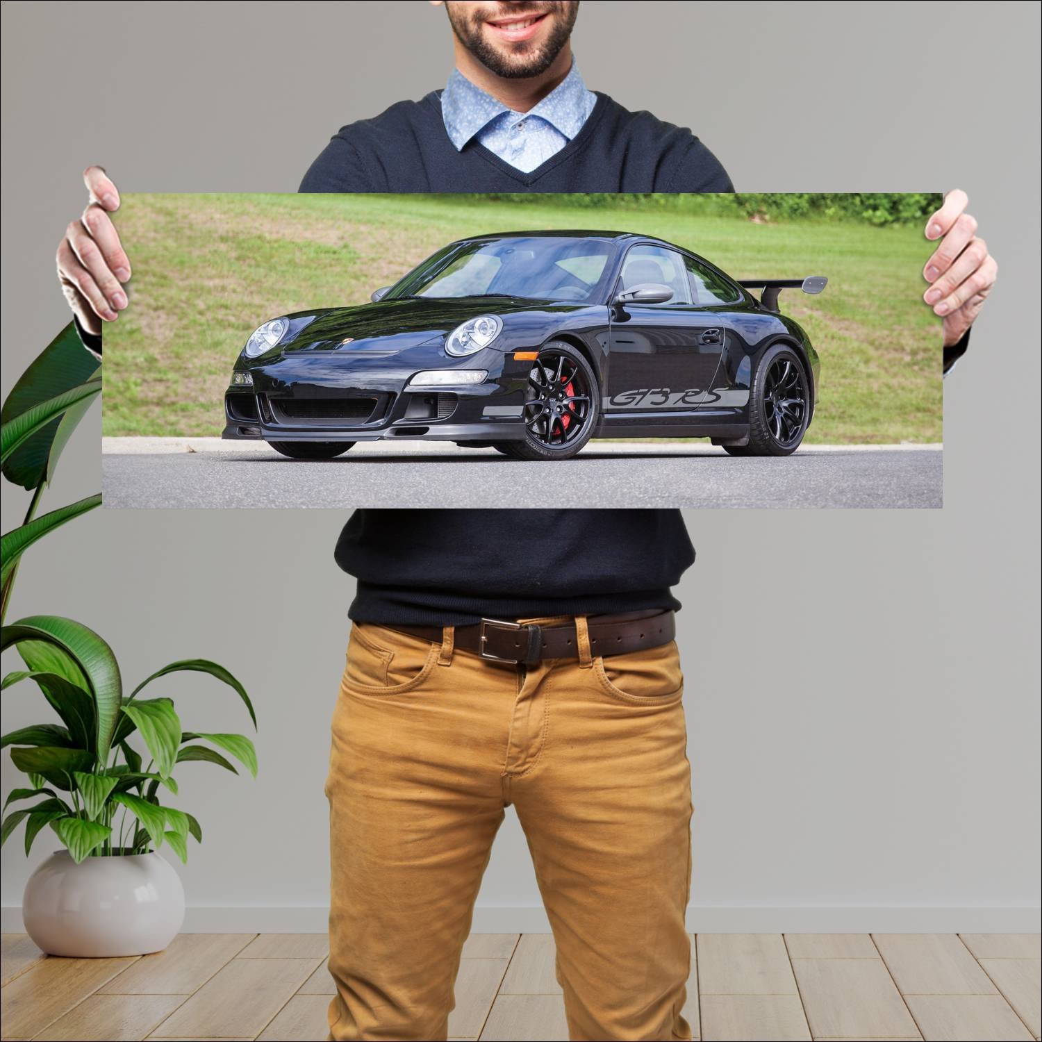 Cuadro grande 30x80cm 2007 porsche 911 gt3 rs us 4 480 Porsche