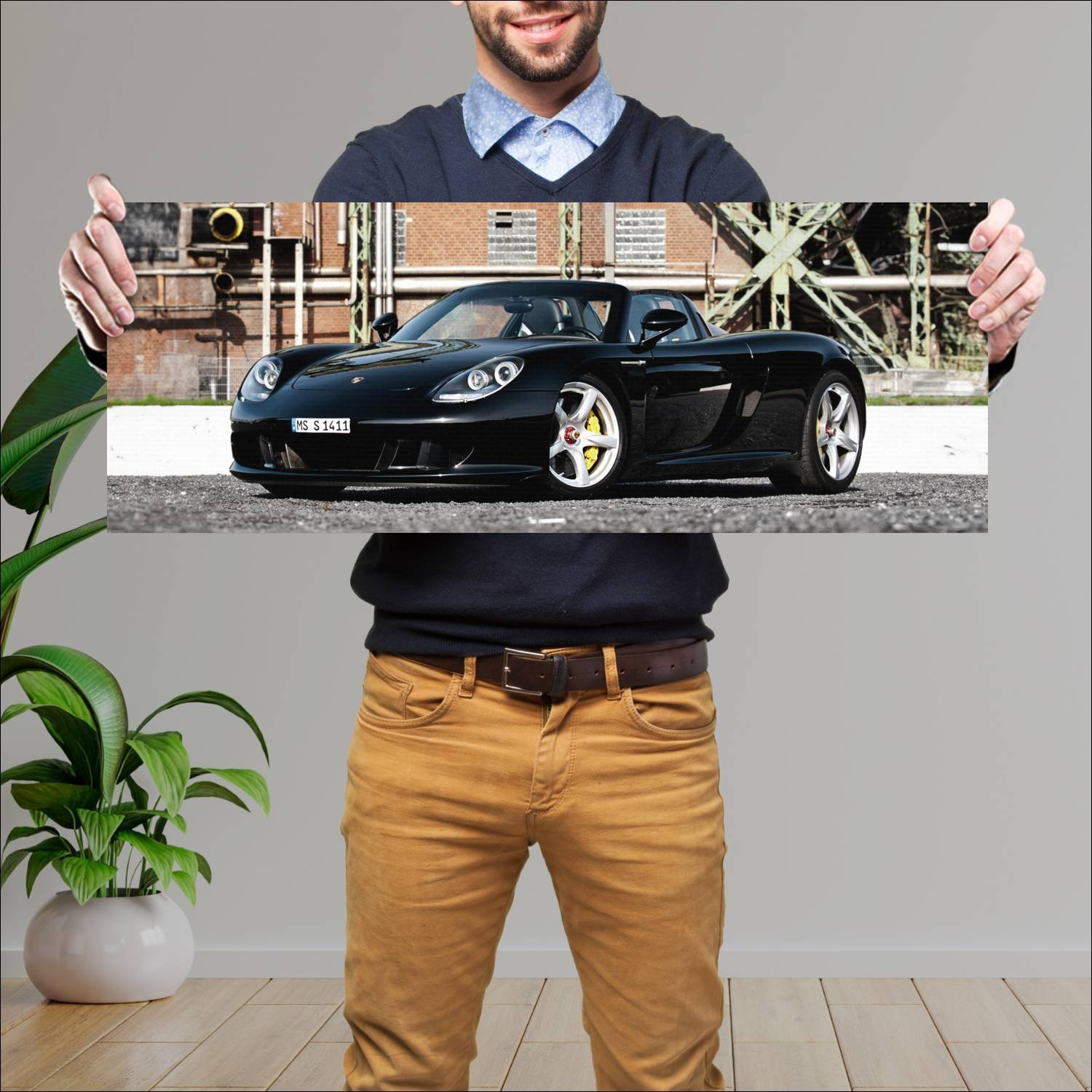 Cuadro grande 30x80cm 2007 porsche carrera gt by e 488 Porsche