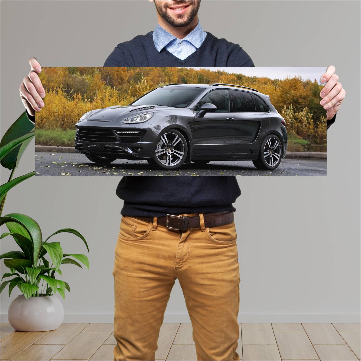 Cuadro grande 30x80cm 2010 topcar vantage gtr 2 11 675 Porsche