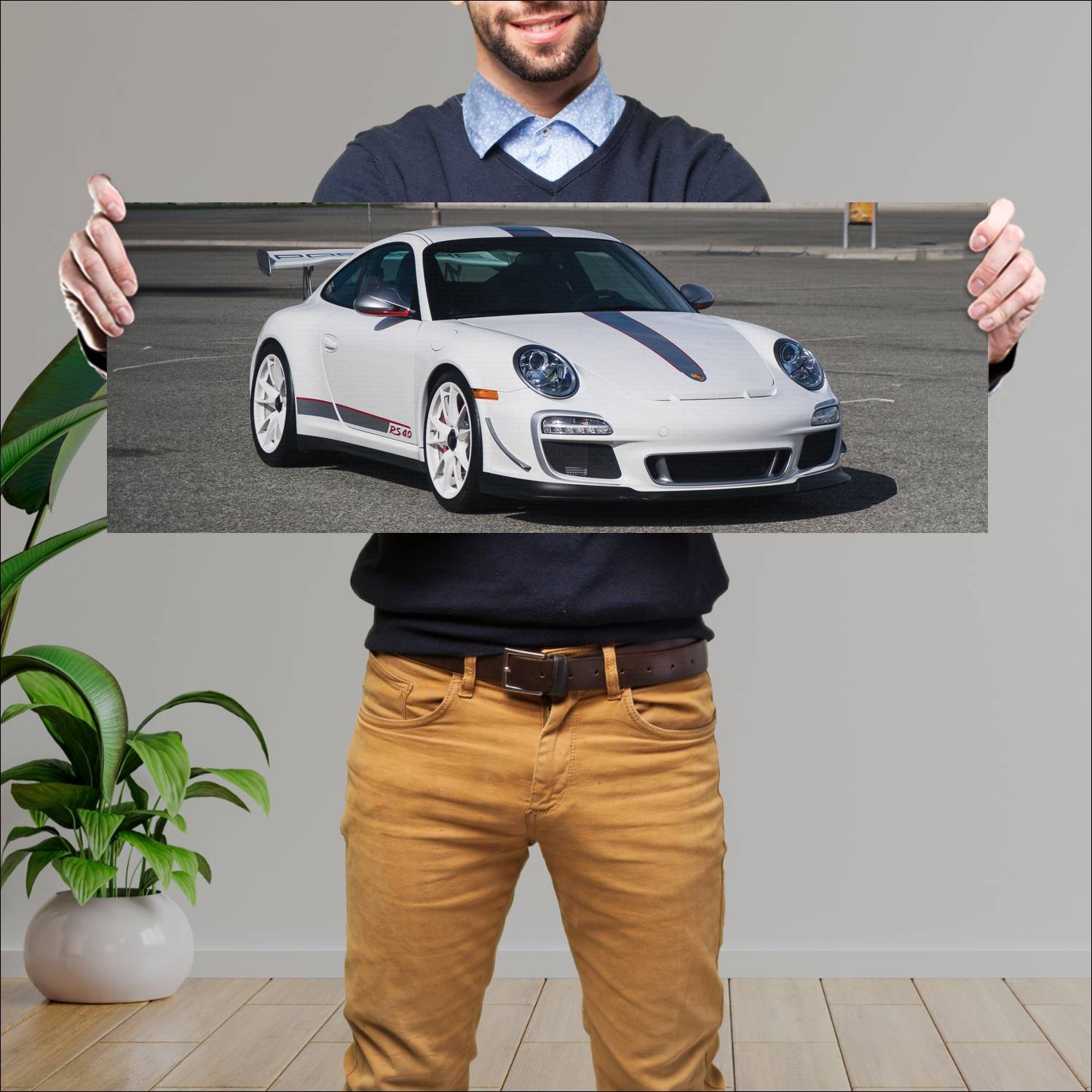 Cuadro grande 30x80cm 2011 porsche 911 gt3 rs 4 0 703 Porsche