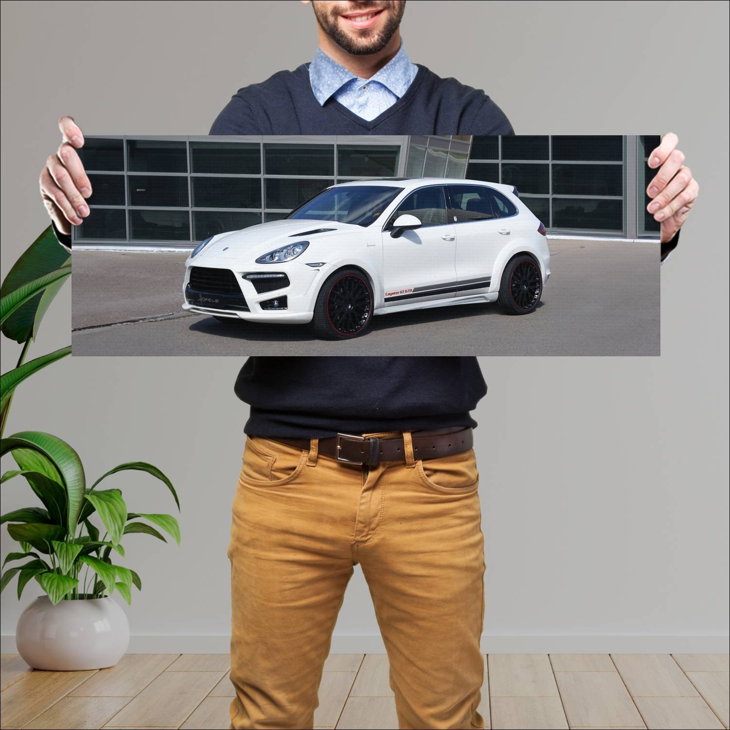Cuadro grande 30x80cm 2012 hofele cayster gt 670 1 734 Porsche