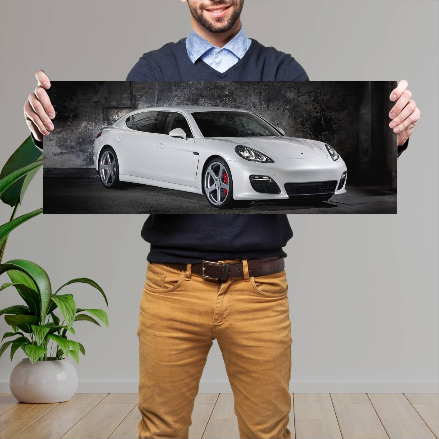 Cuadro grande 30x80cm 2012 ruf rxl auto 774 Porsche