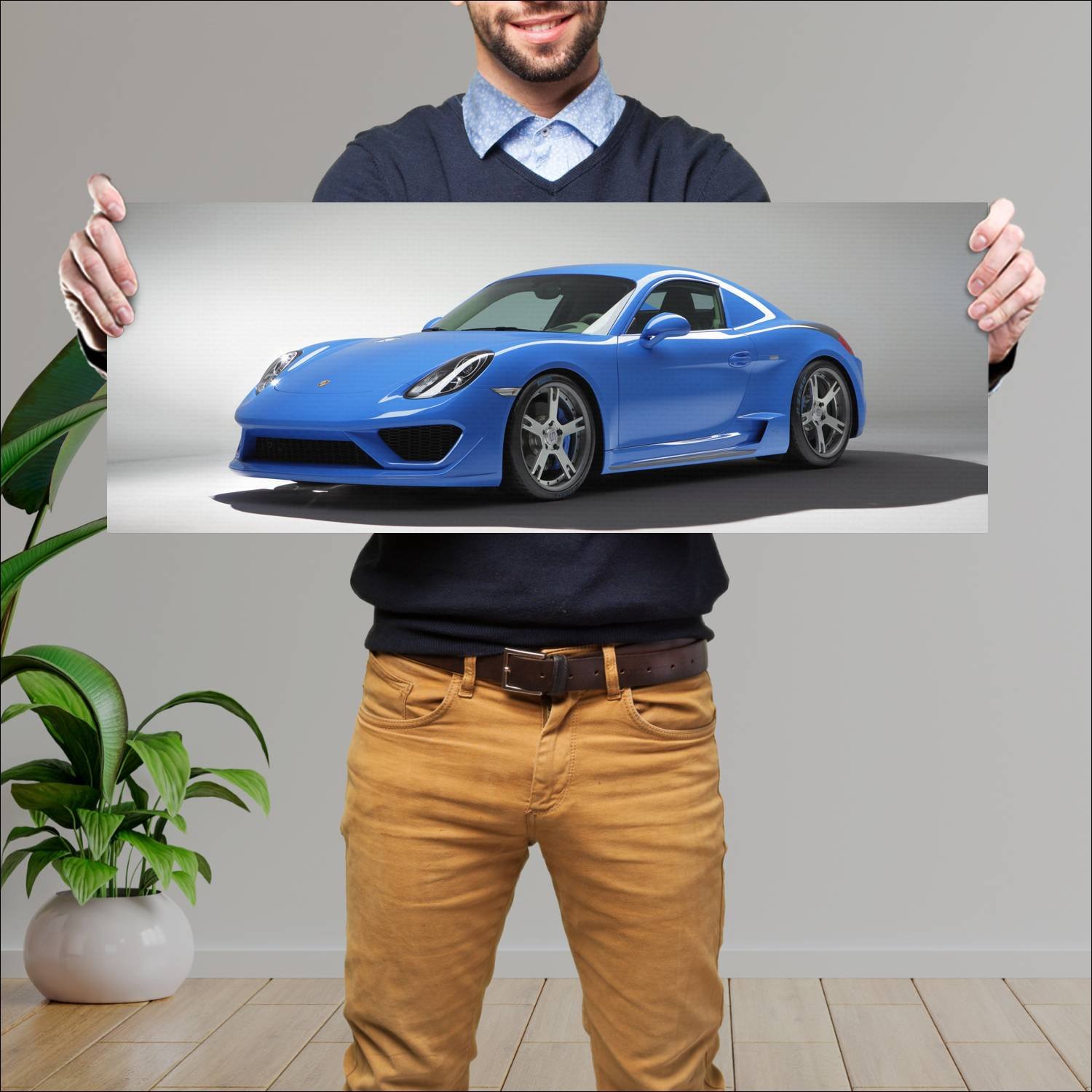 Cuadro grande 30x80cm 2014 studiotorino moncenisio 891 Porsche