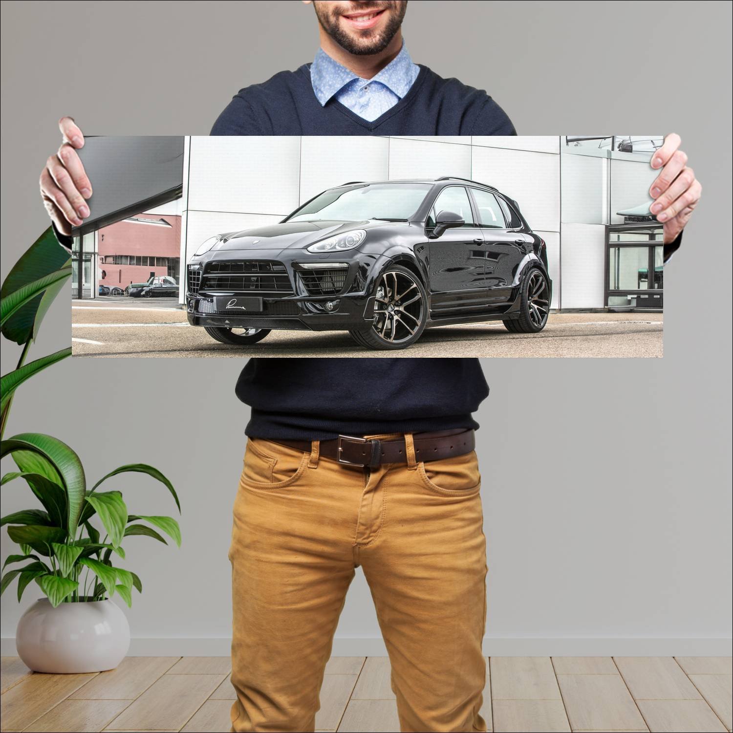 Cuadro grande 30x80cm 2015 lumma clr 558 gt auto 896 Porsche