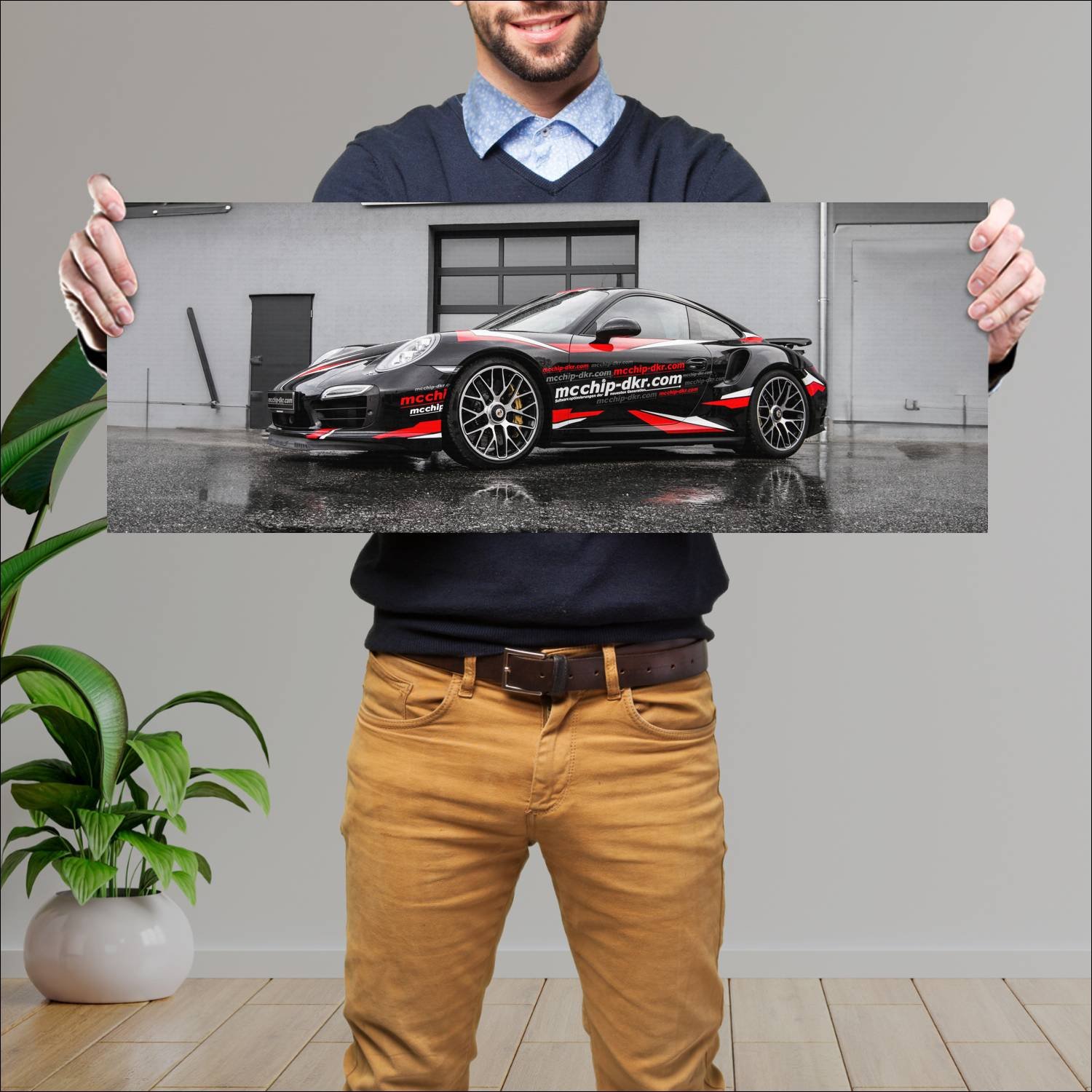 Cuadro grande 30x80cm 2015 porsche 911 turbo s by 920 Porsche