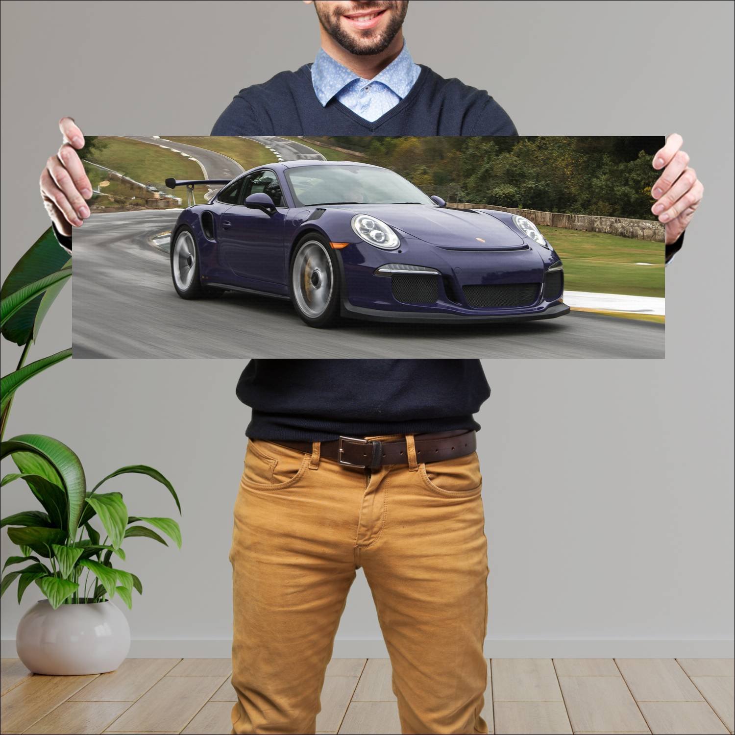 Cuadro grande 30x80cm 2016 porsche 911 gt3 rs us 4 993 Porsche