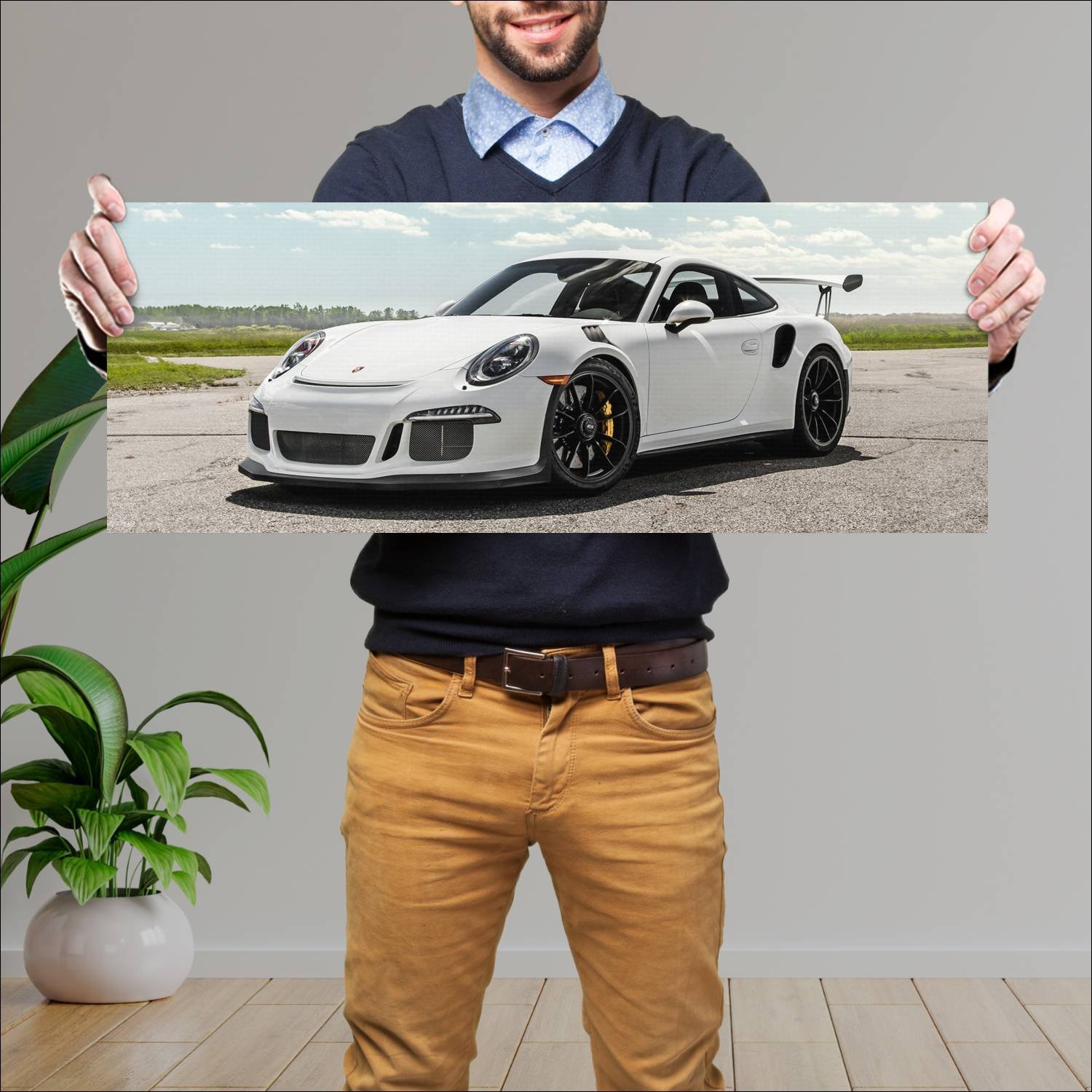 Cuadro grande 30x80cm 2016 porsche 911 gt3 rs us 5 994 Porsche
