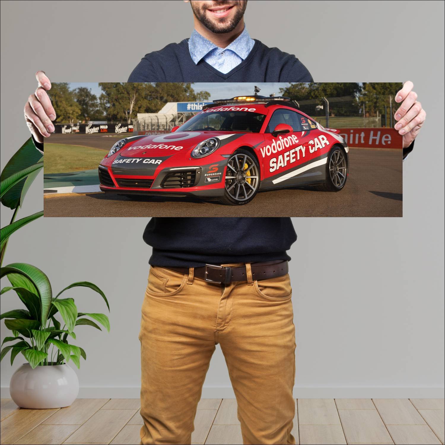 Cuadro grande 30x80cm 2017 porsche 911 carrera s s 74 Porsche