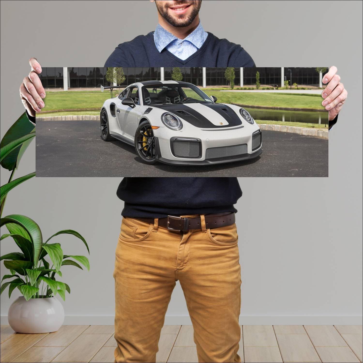 Cuadro grande 30x80cm 2018 porsche 911 gt2 rs us 7 170 Porsche