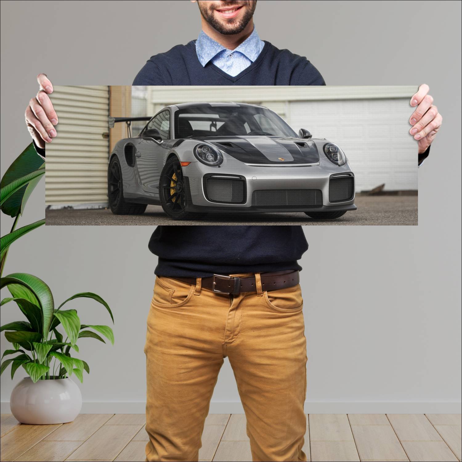 Cuadro grande 30x80cm 2018 porsche 911 gt2 rs us 8 171 Porsche