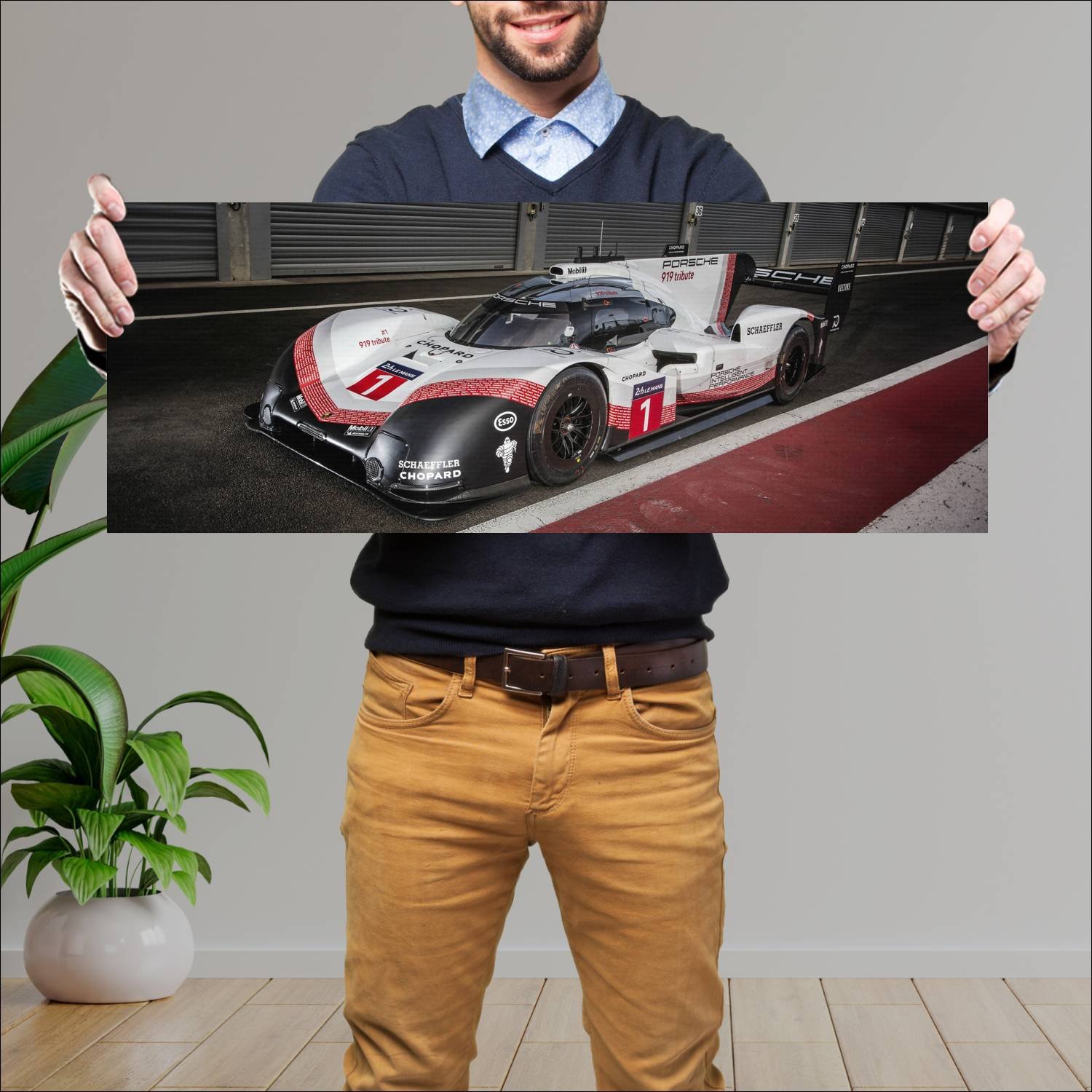Cuadro grande 30x80cm 2018 porsche 919 hybrid evo 188 Porsche